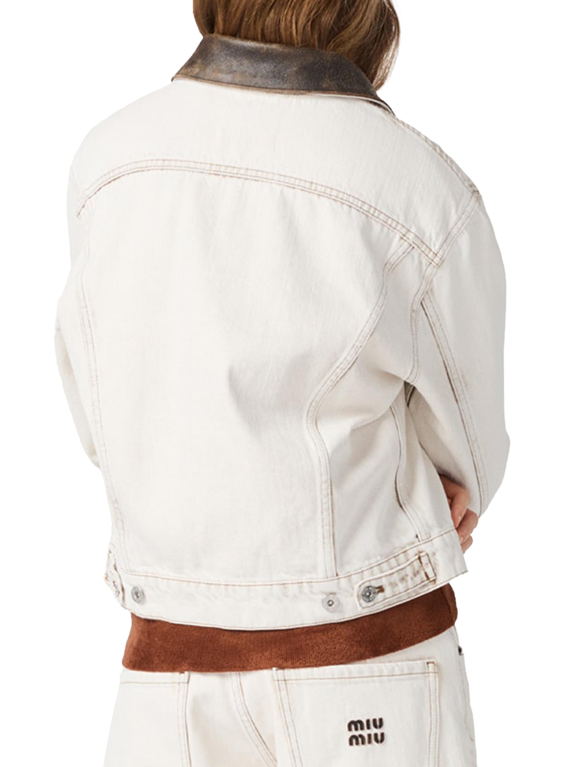 Miu Miu Denim Blouson Jacket | Saks Fifth Avenue