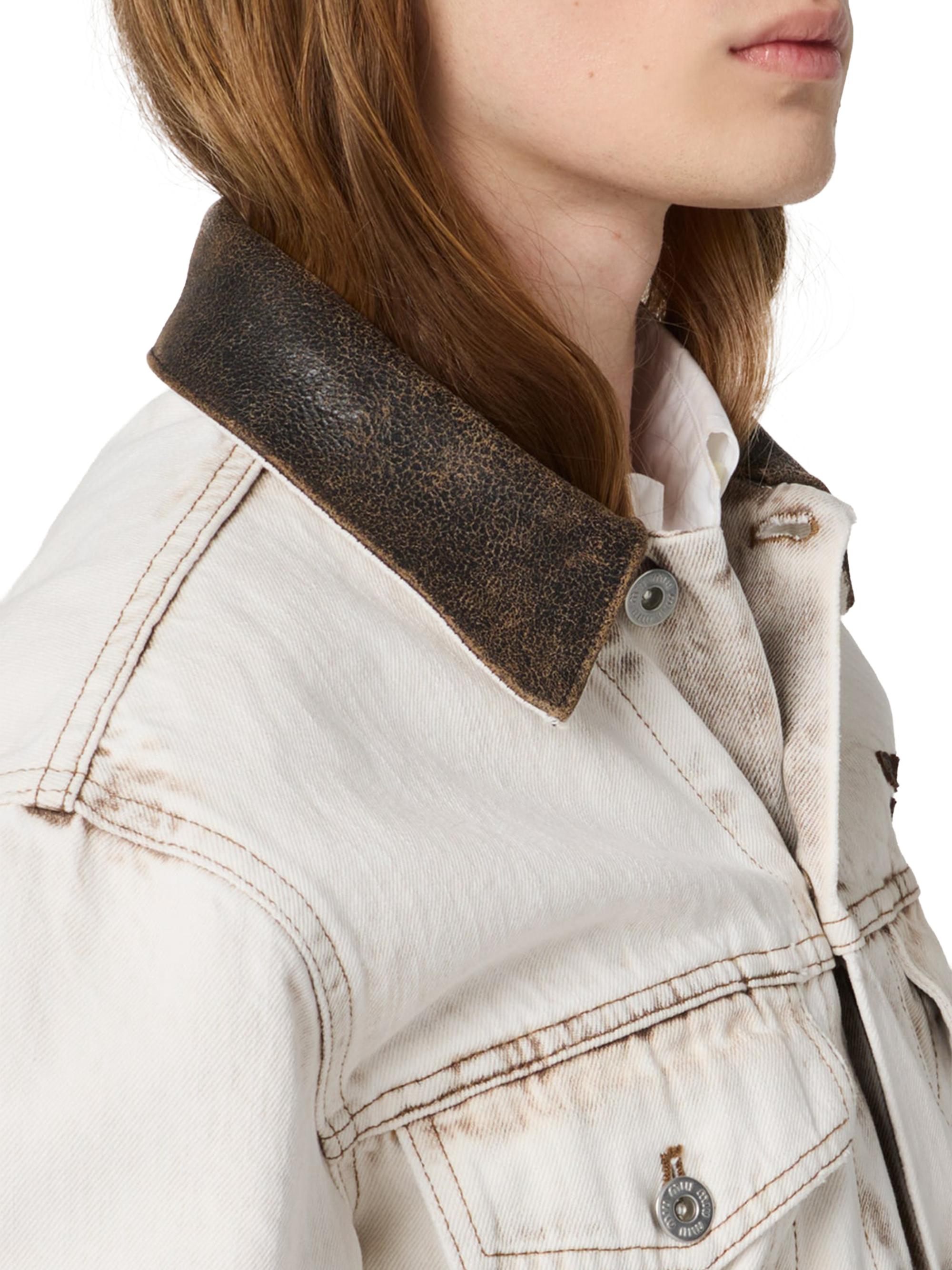 Miu Miu Denim Blouson Jacket | Saks Fifth Avenue