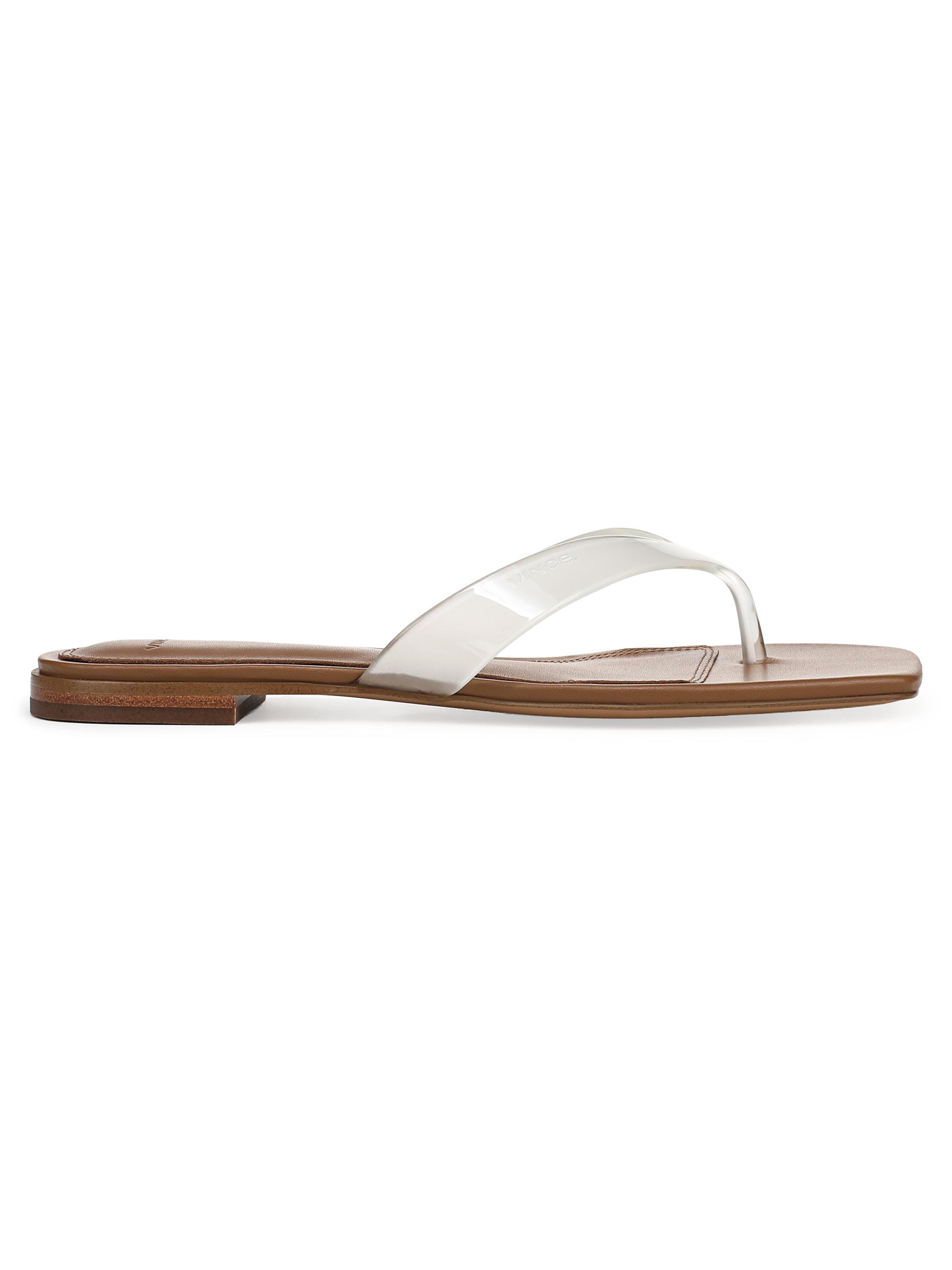 Vince Women's San Juan Jelly Strap Thong Sandals - Clear | Thumbnail 5