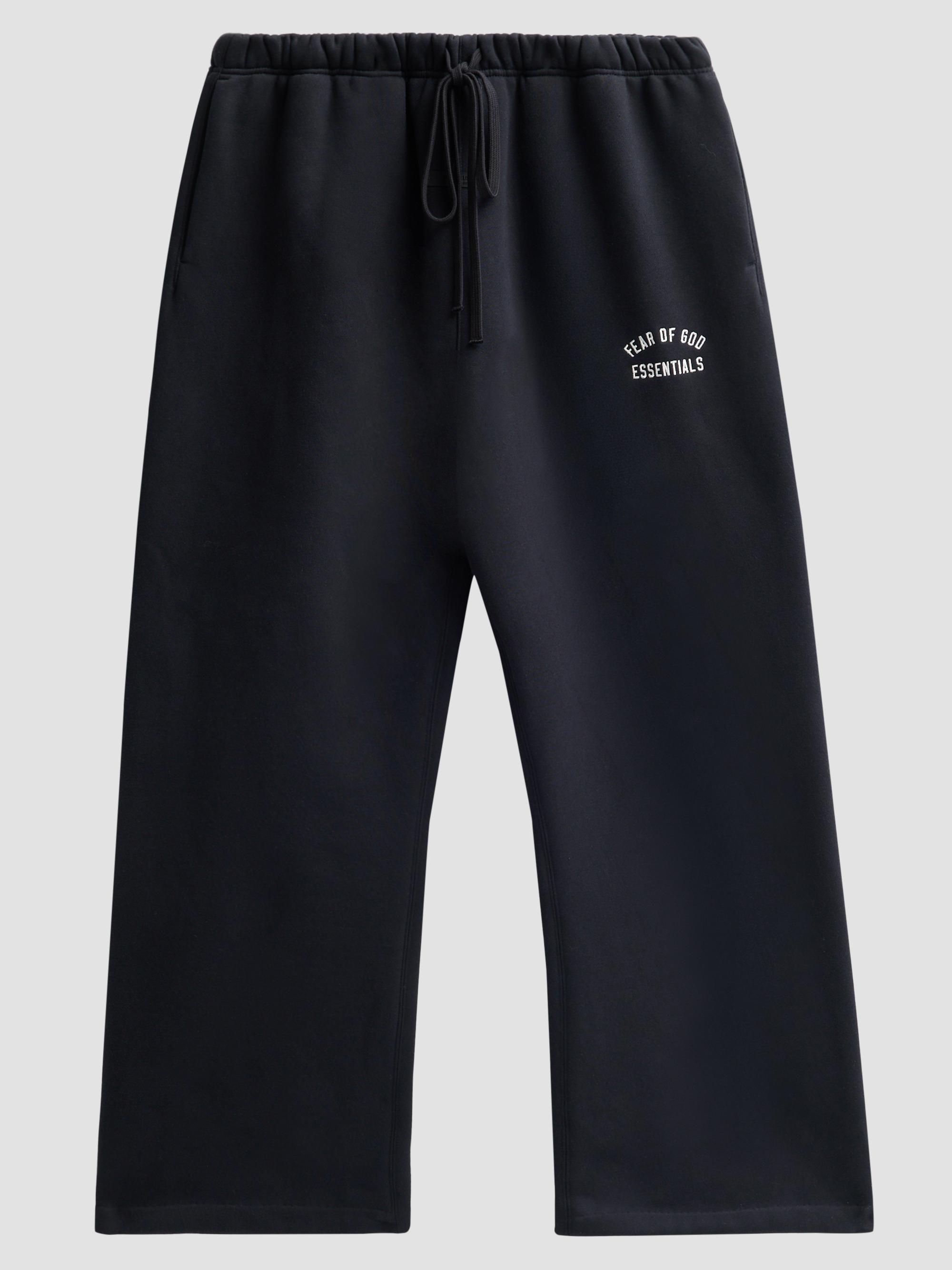 FEAR OF GOD ボクサーパンツ S セメント Fear of God Essentials Logo Cotton-Blend Wide-Leg Sweatpants