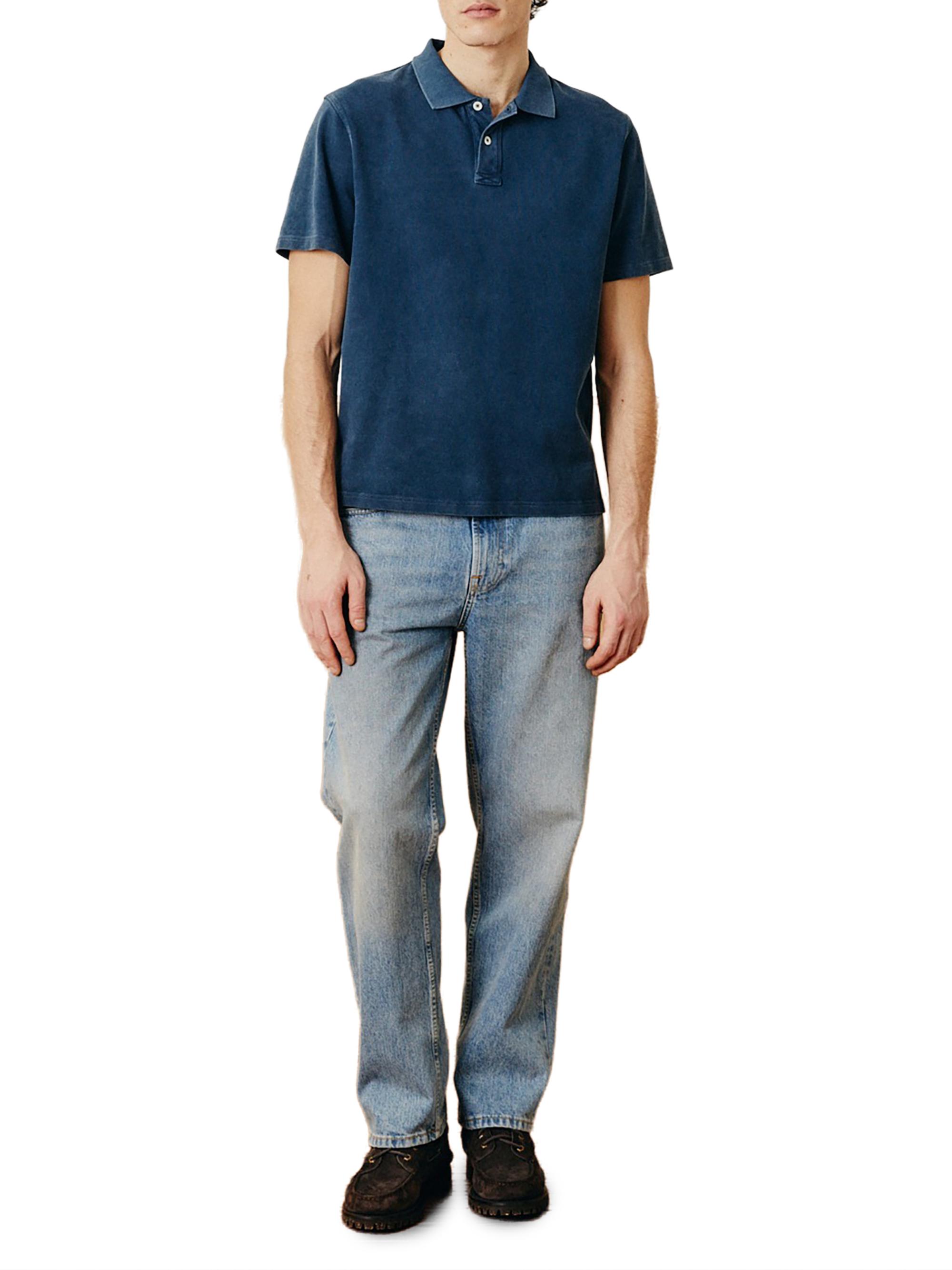 Corridor Men's Piqué Polo Shirt - Navy | Thumbnail 2