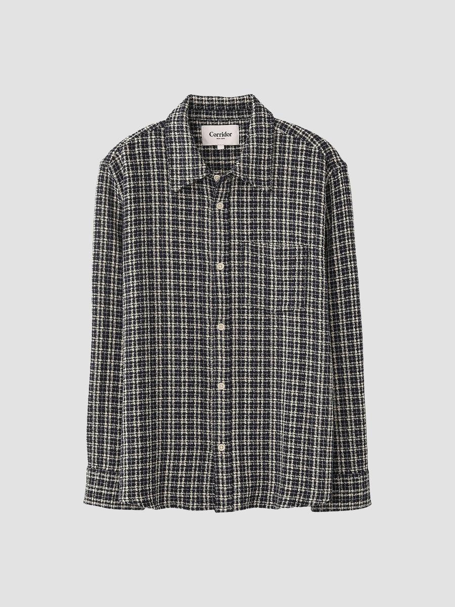 Corridor Snow Check Reverse Tweed Shirt | Saks Fifth Avenue