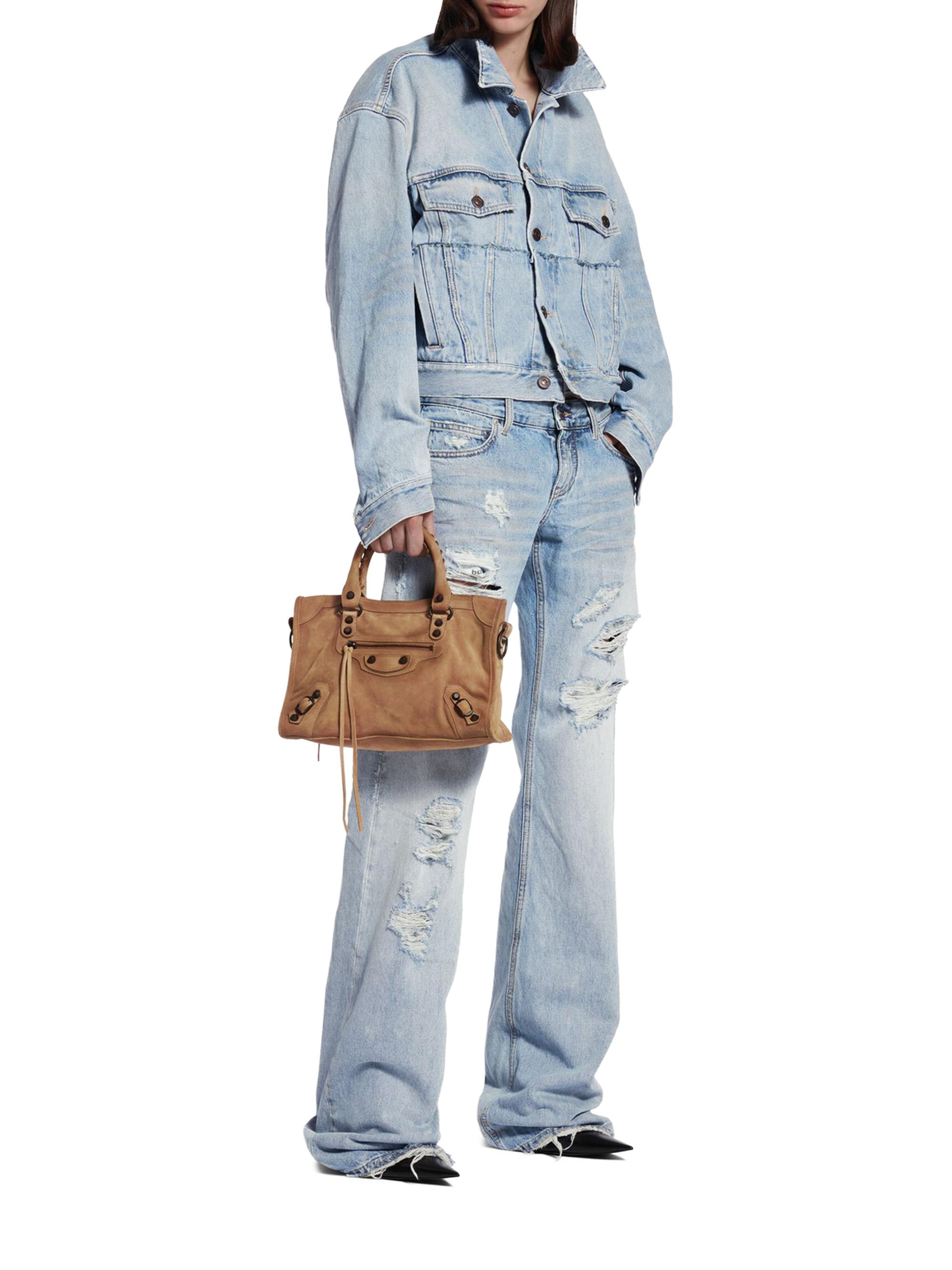 Balenciaga Women's Le City Bag Crossbody Bag - Camel