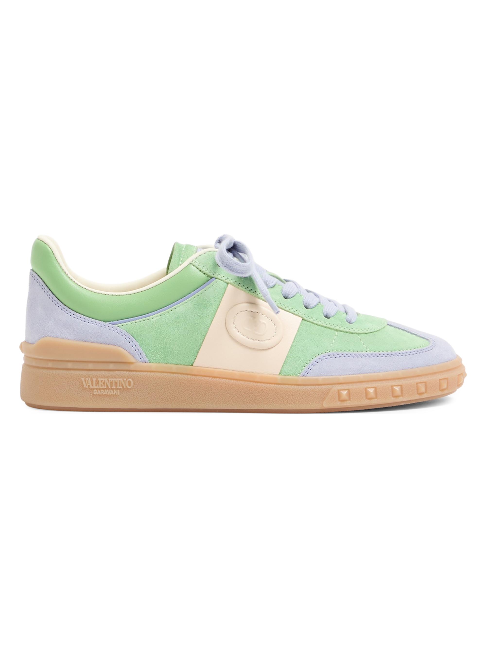 Valentino Garavani Women's Upvillage Crosta Sneakers - Mint Lilac - Women's Clothing