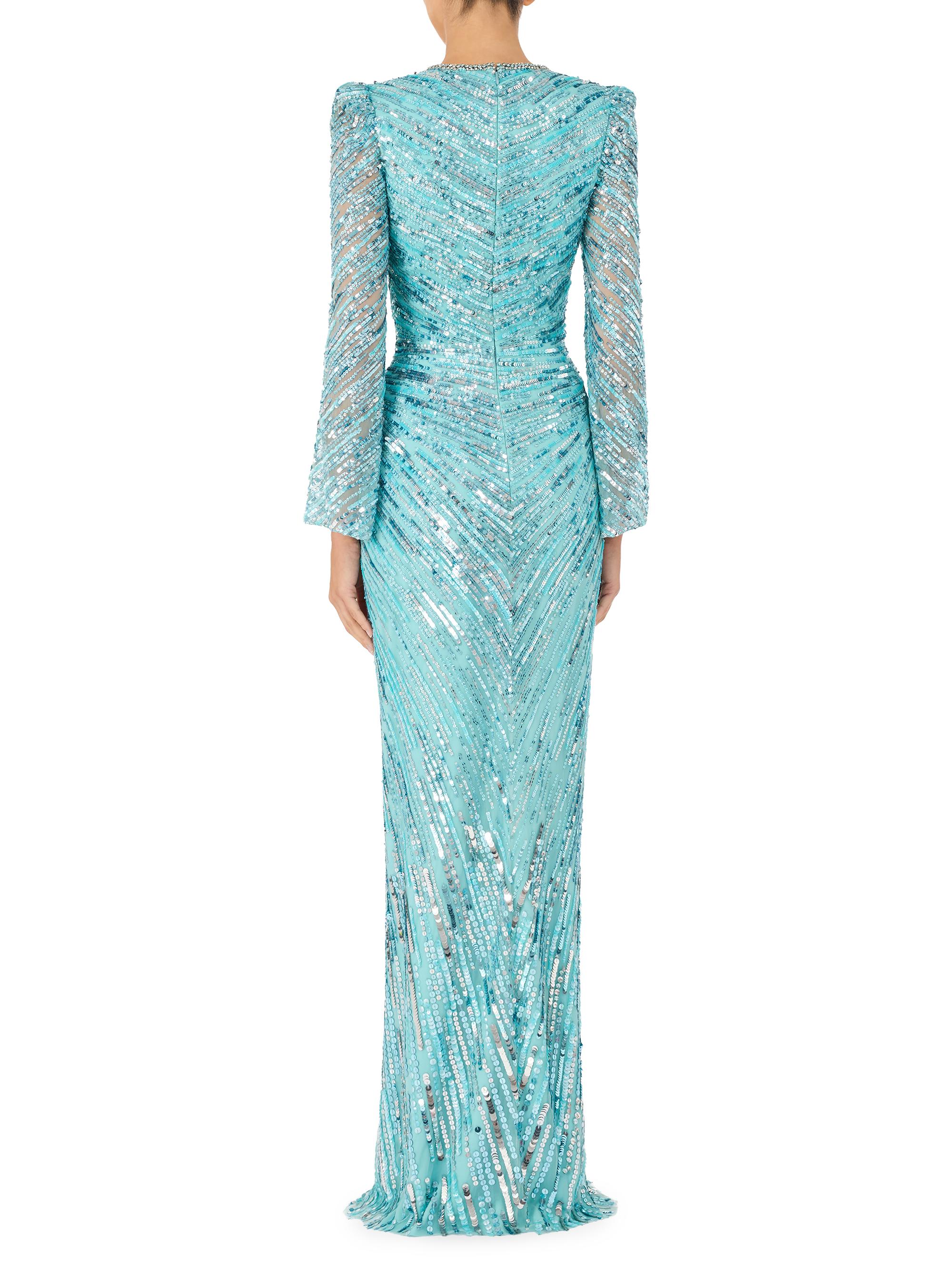 Jenny Packham Darcy Embellished V-Neck Gown | Saks Fifth Avenue