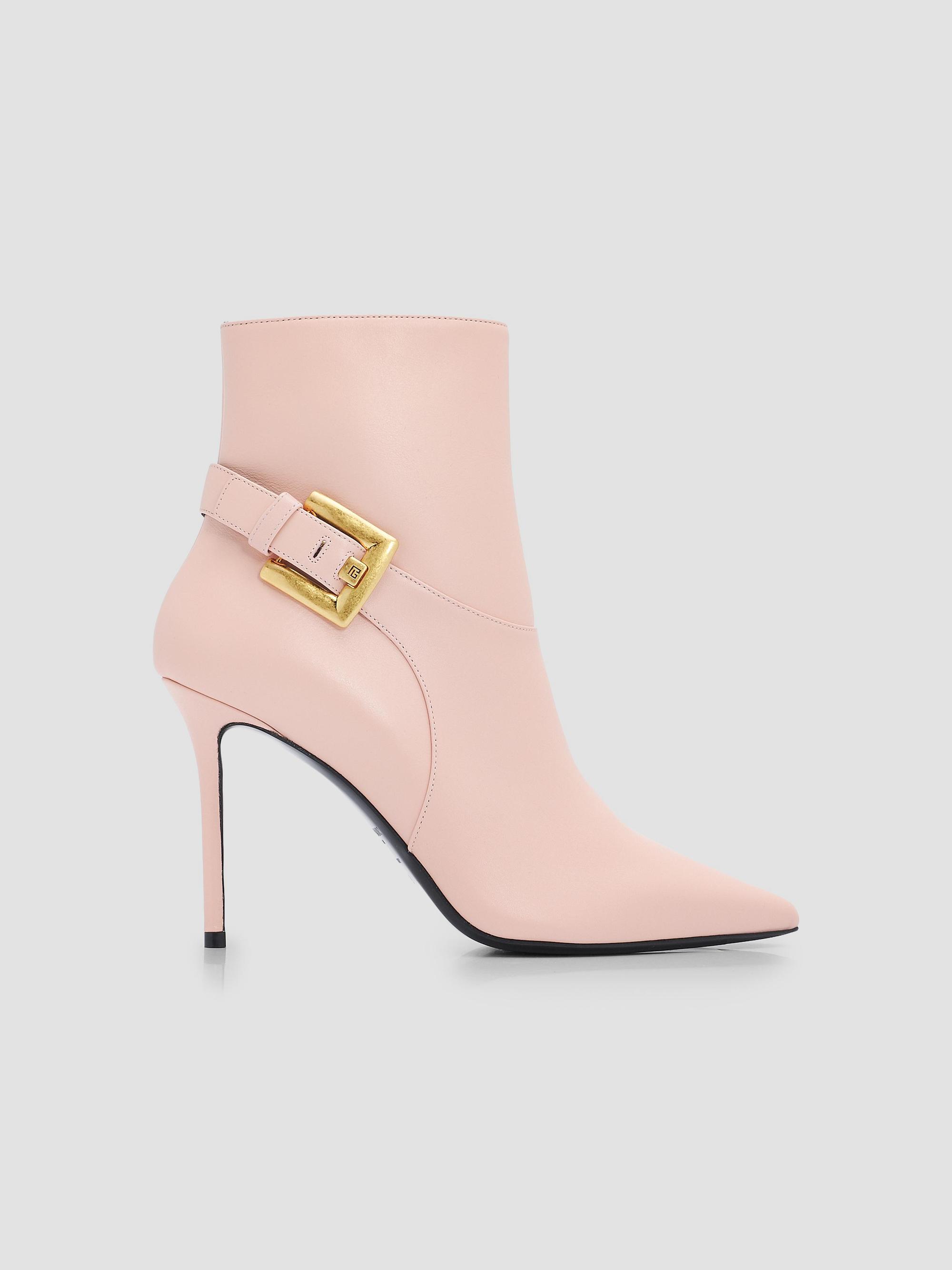 Balmain Anthem 95MM Leather Ankle Boots | Saks Fifth Avenue