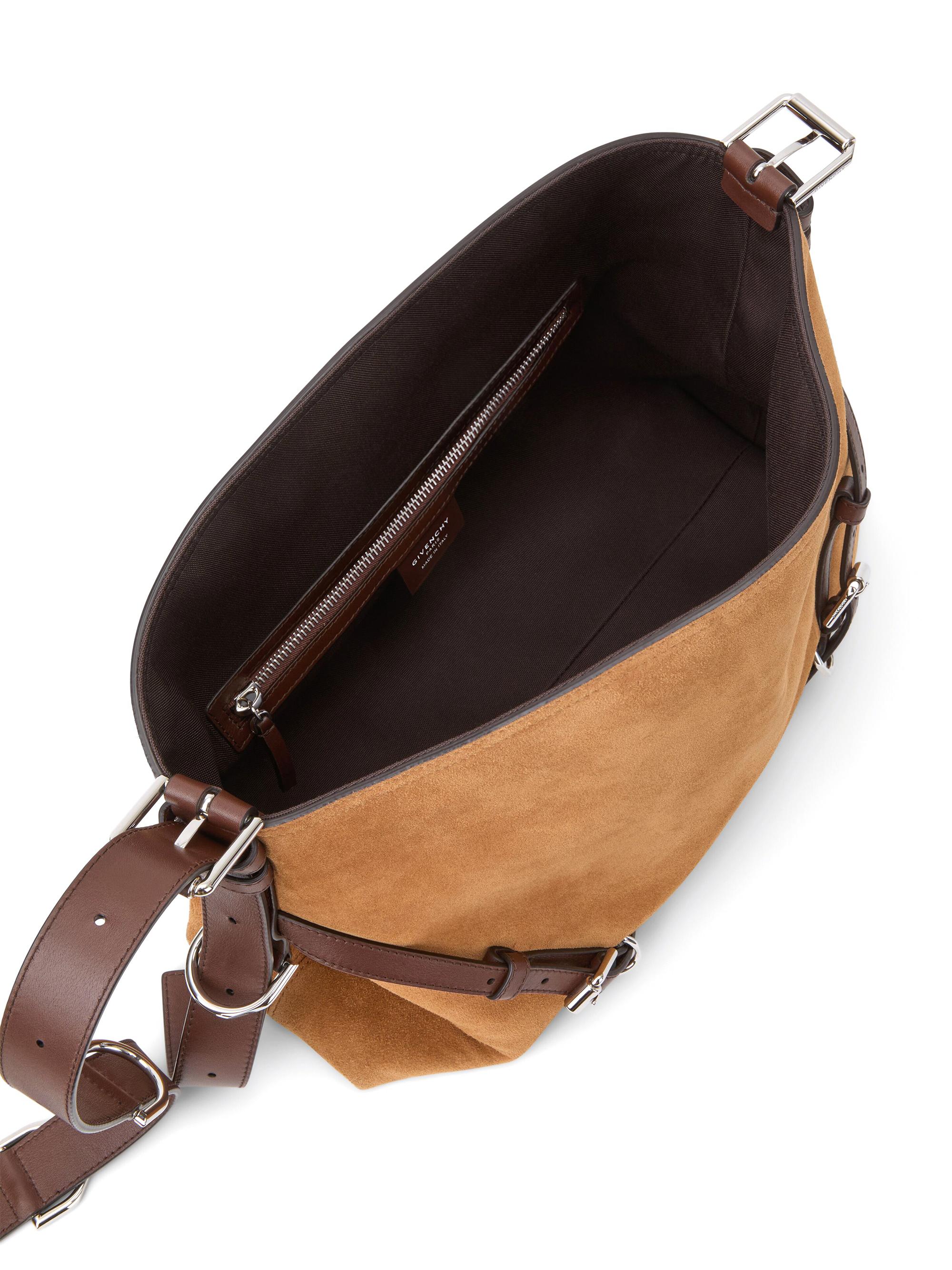 Givenchy Medium Voyou Shoulder Bag in Suede and Leather | Saks