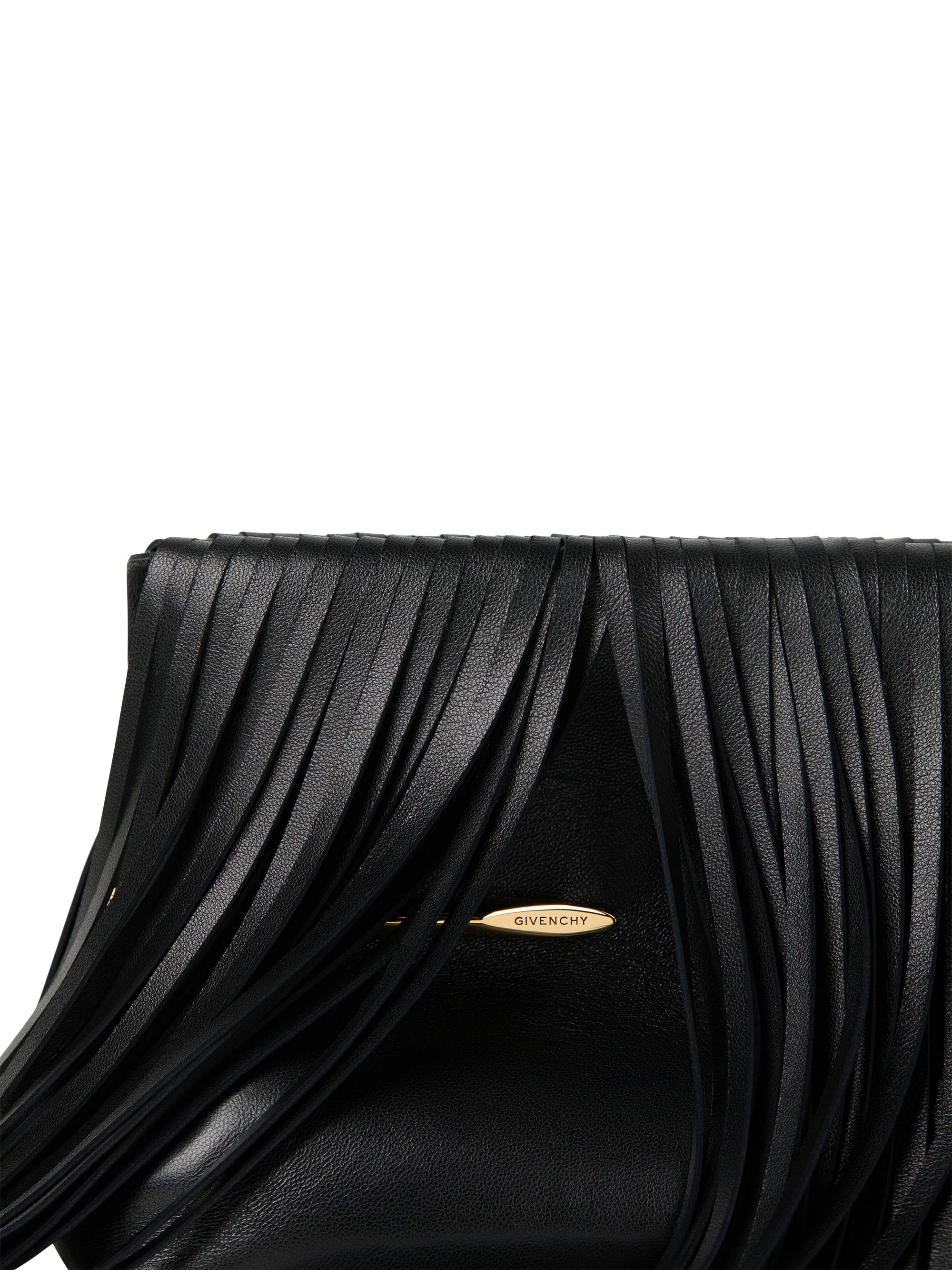 Givenchy Pinch Soft Clutch in Nappa Leather with Fringes | Saks