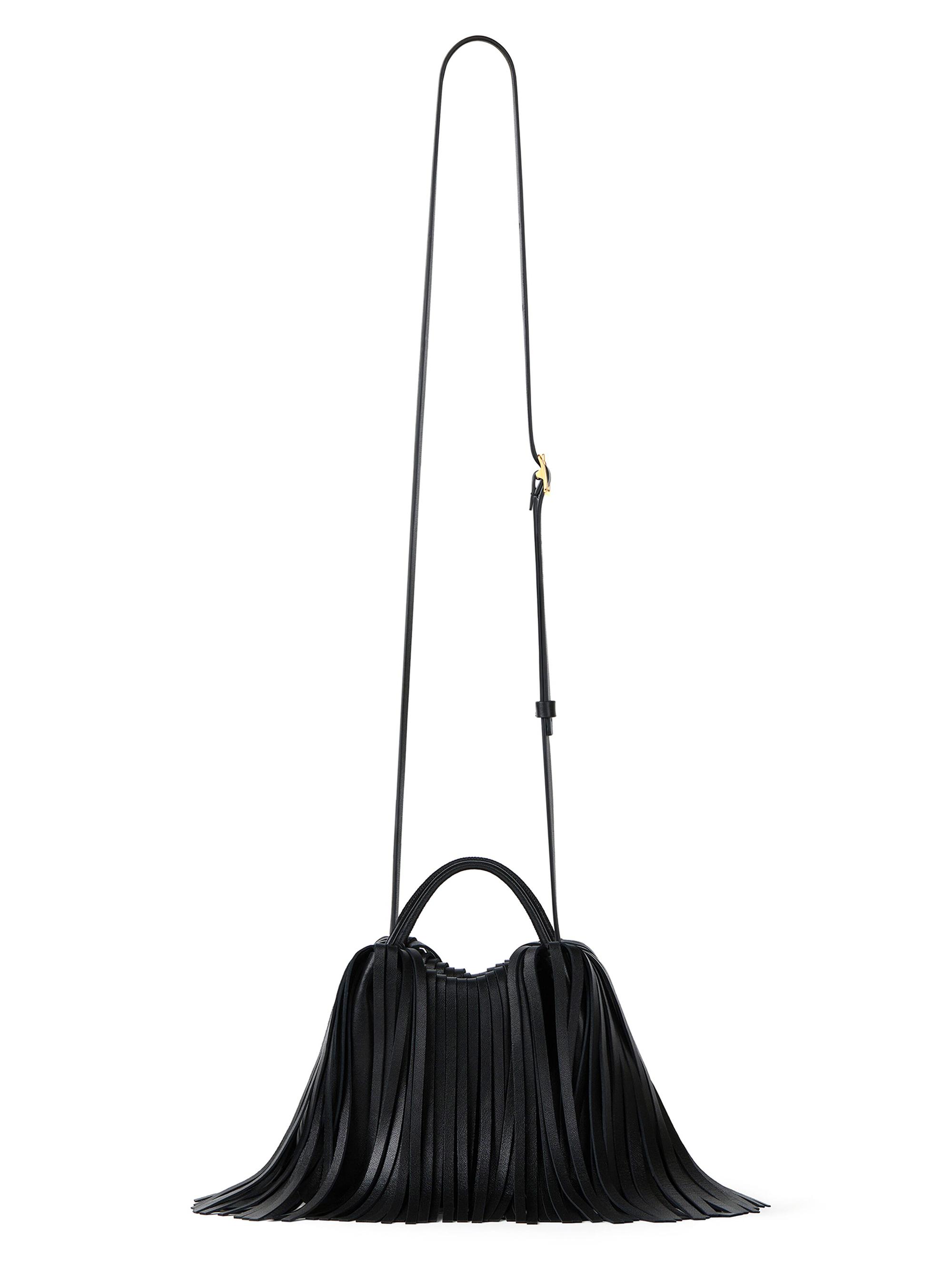 Givenchy Nano Facet Top Handle Bag in Leather with Fringes | Saks