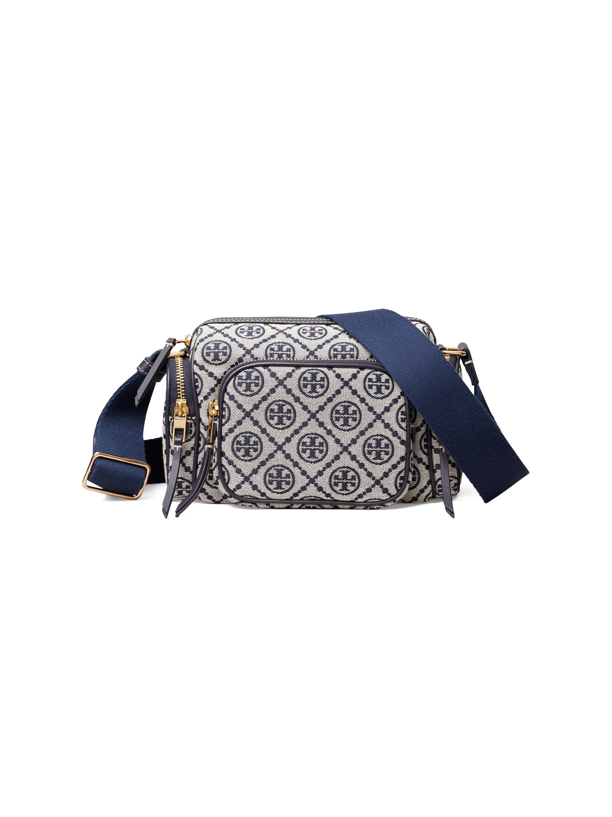 Tory Burch Women's T Monogram Jacquard Crossbody Bag - Tory Navy