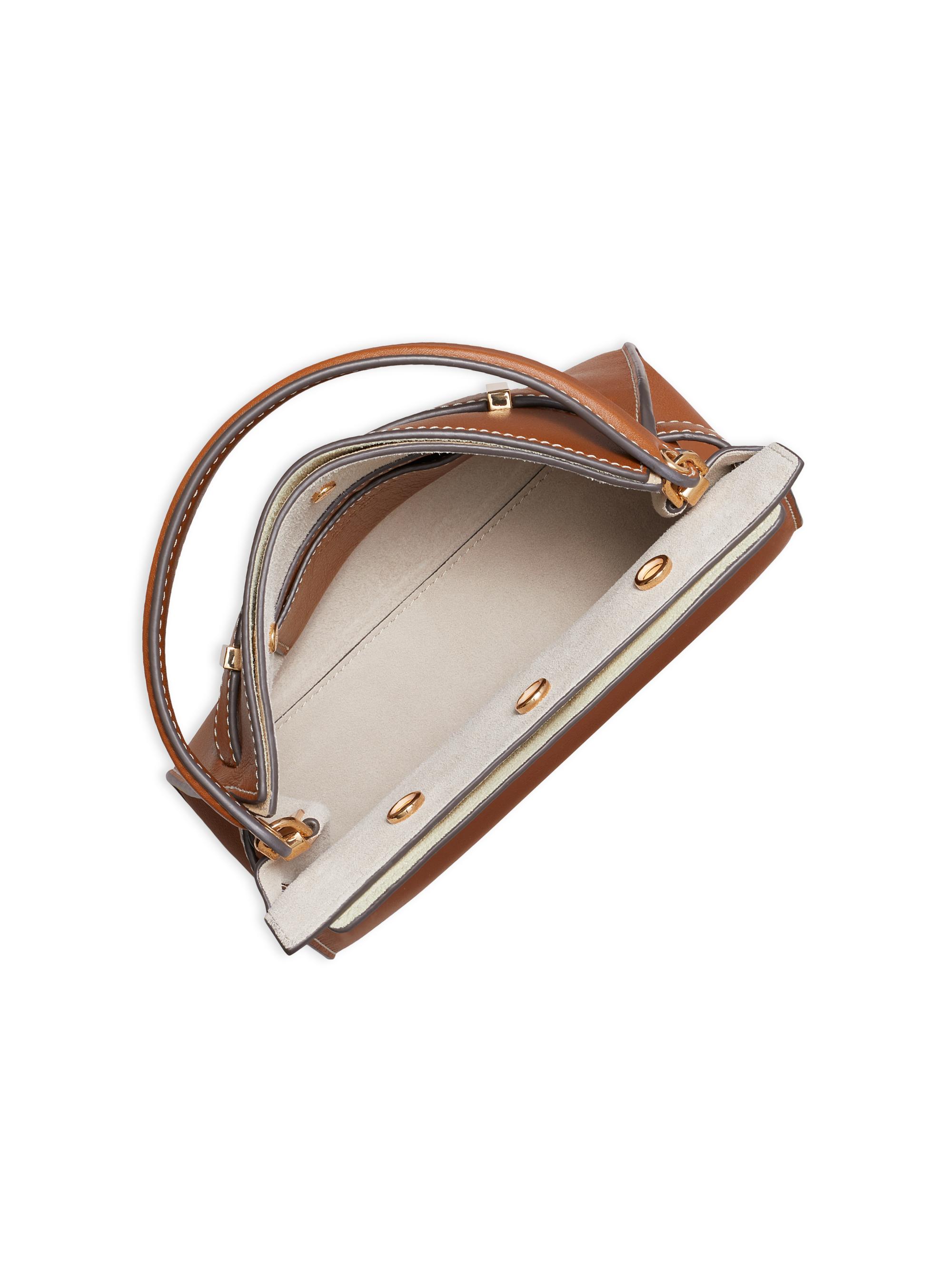 Tory Burch Lee Radziwill Petite Leather Top Handle Bag | Saks