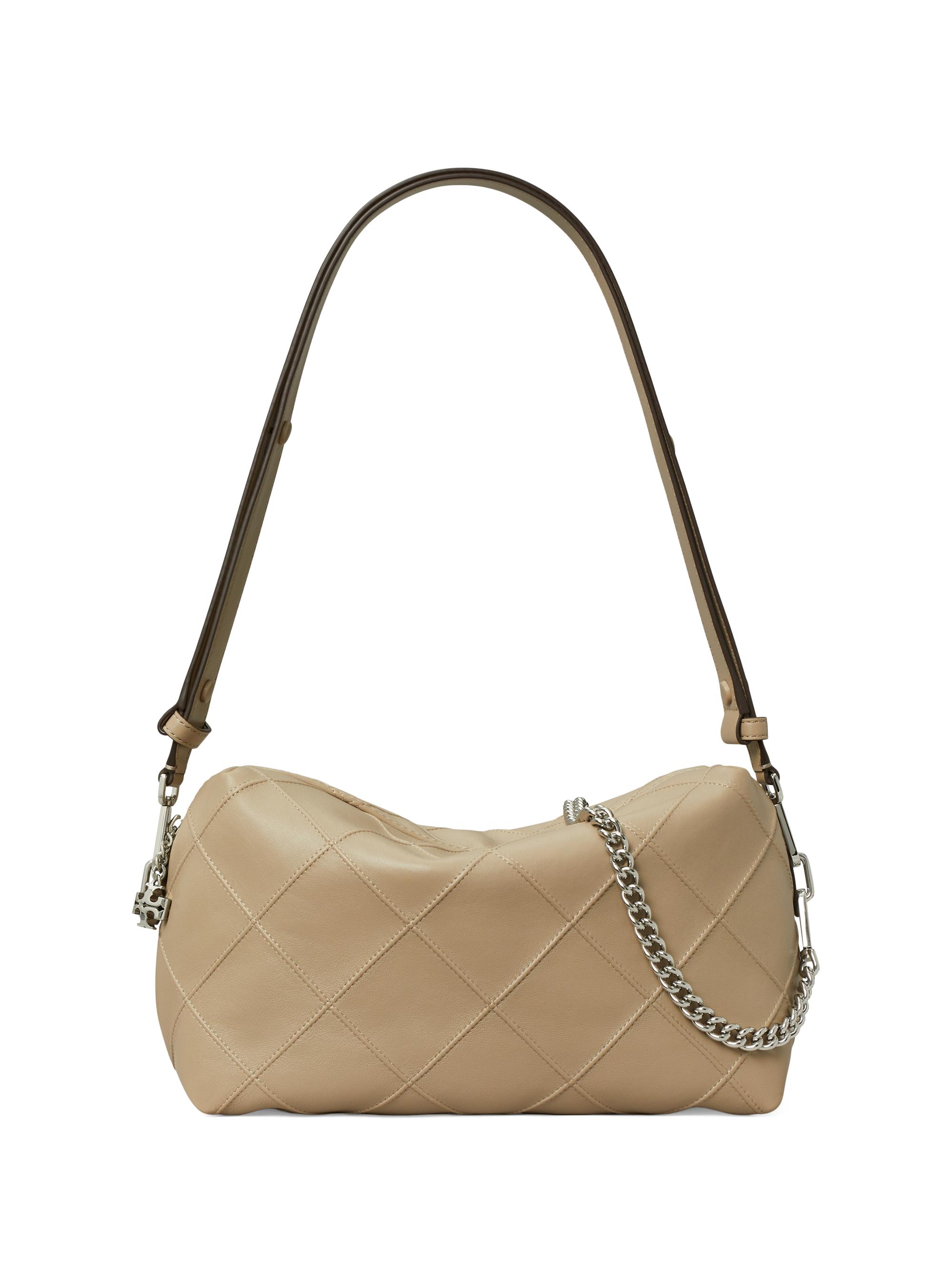 Tory Burch Women's Fleming  Leather Shoulder Bag - Soft Cement