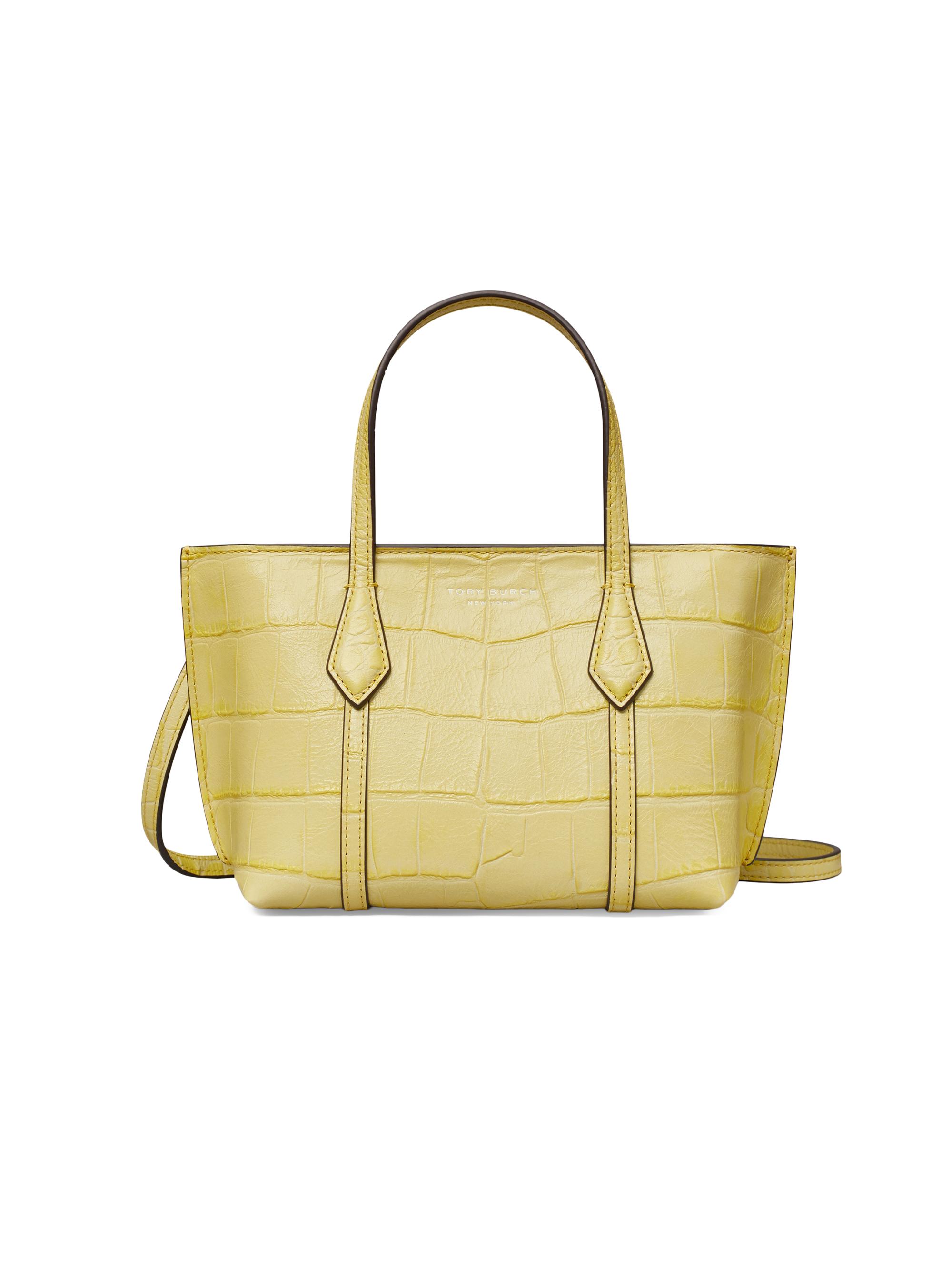 Tory Burch Perry Mini Croc-Embossed Leather Tote Bag | Saks Fifth