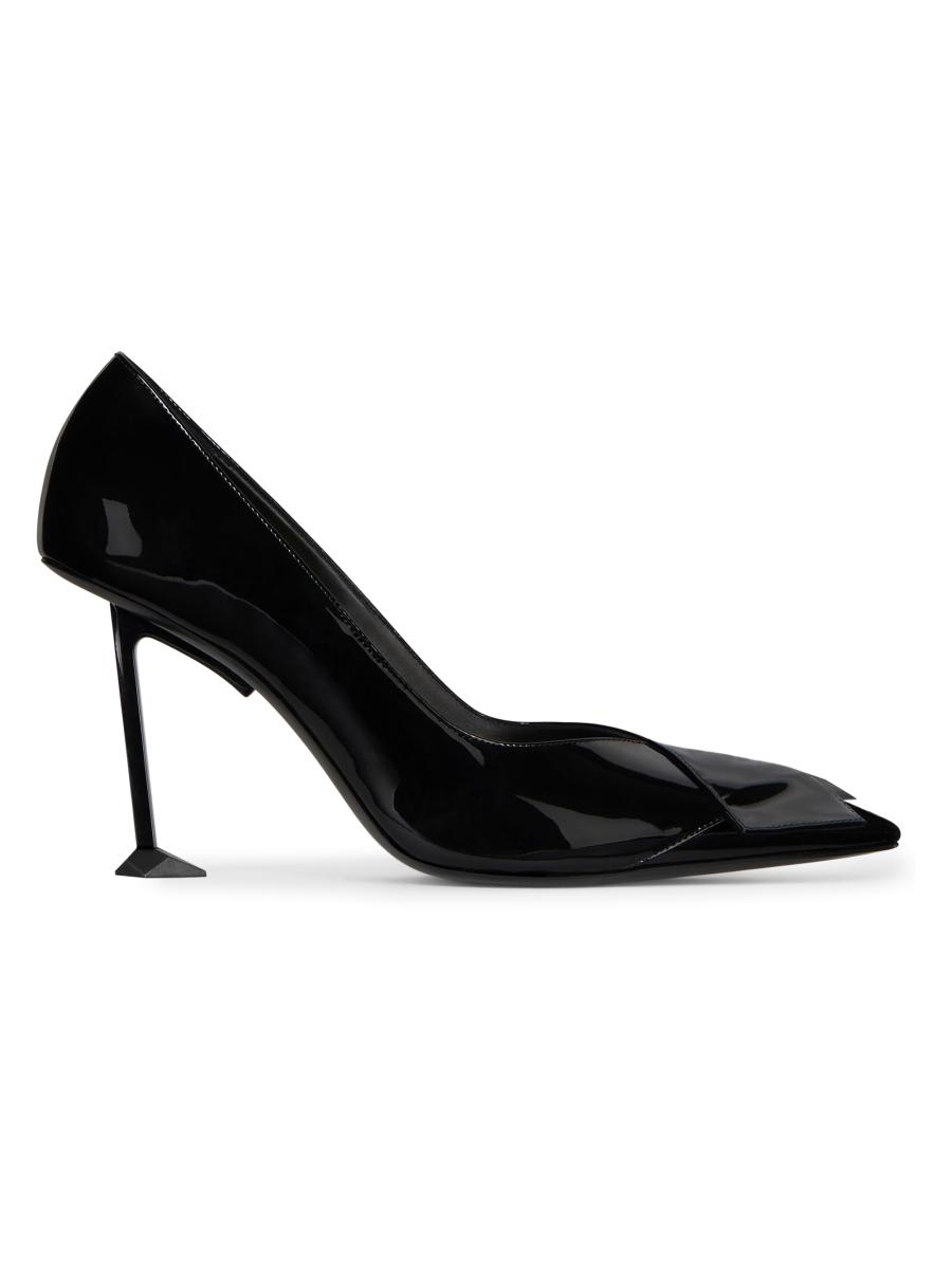 Givenchy Women's Boudoir Fold Pumps In Patent Leather In Black