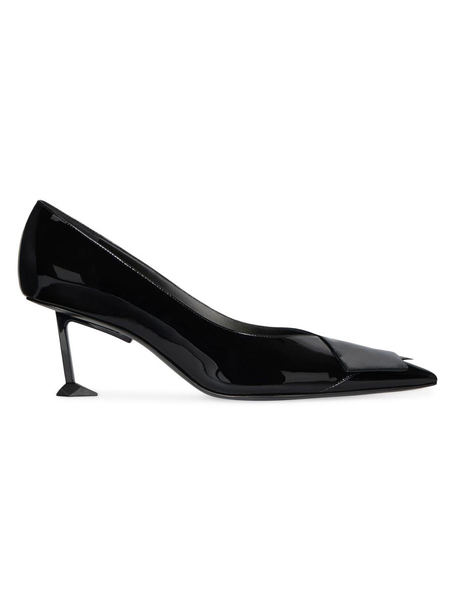 Givenchy Women's Boudoir Fold Pumps In Patent Leather In Black