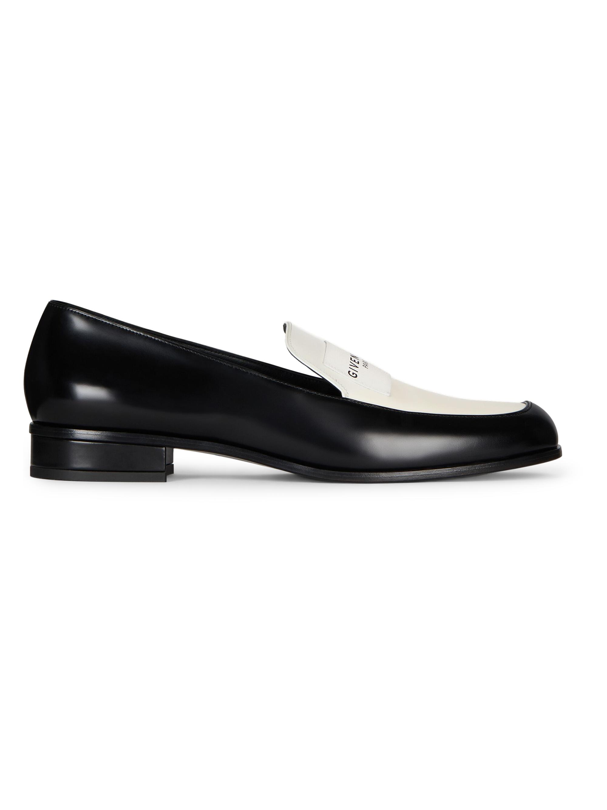 Givenchy Women's Tux Bicolor Loafers in Leather - Black White