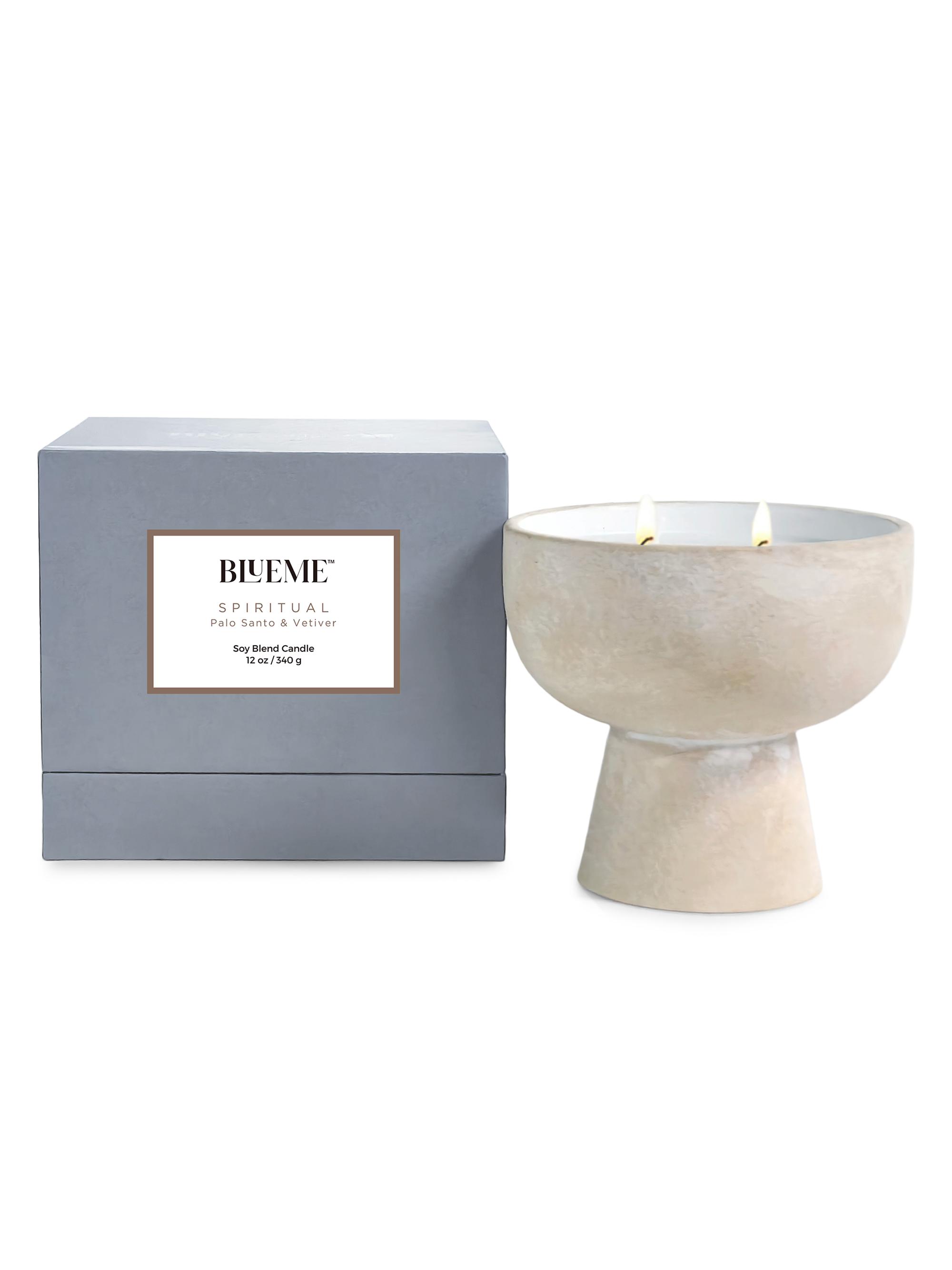 Blueme Spiritual Palo Santo & Vetiver Scented Candle Large | Thumbnail 3