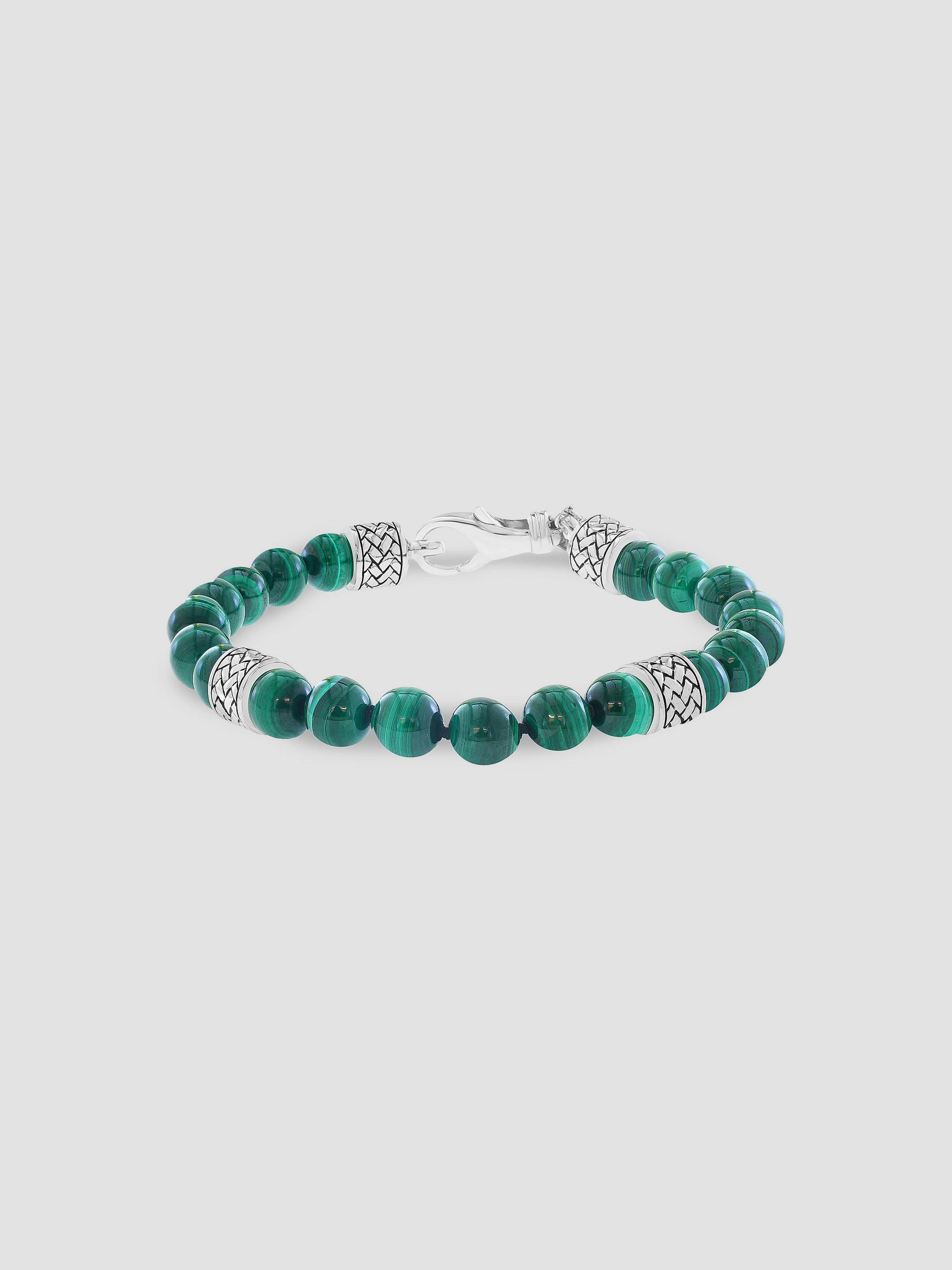 Saks Fifth Avenue Collection Sterling Silver, Lava & Malachite