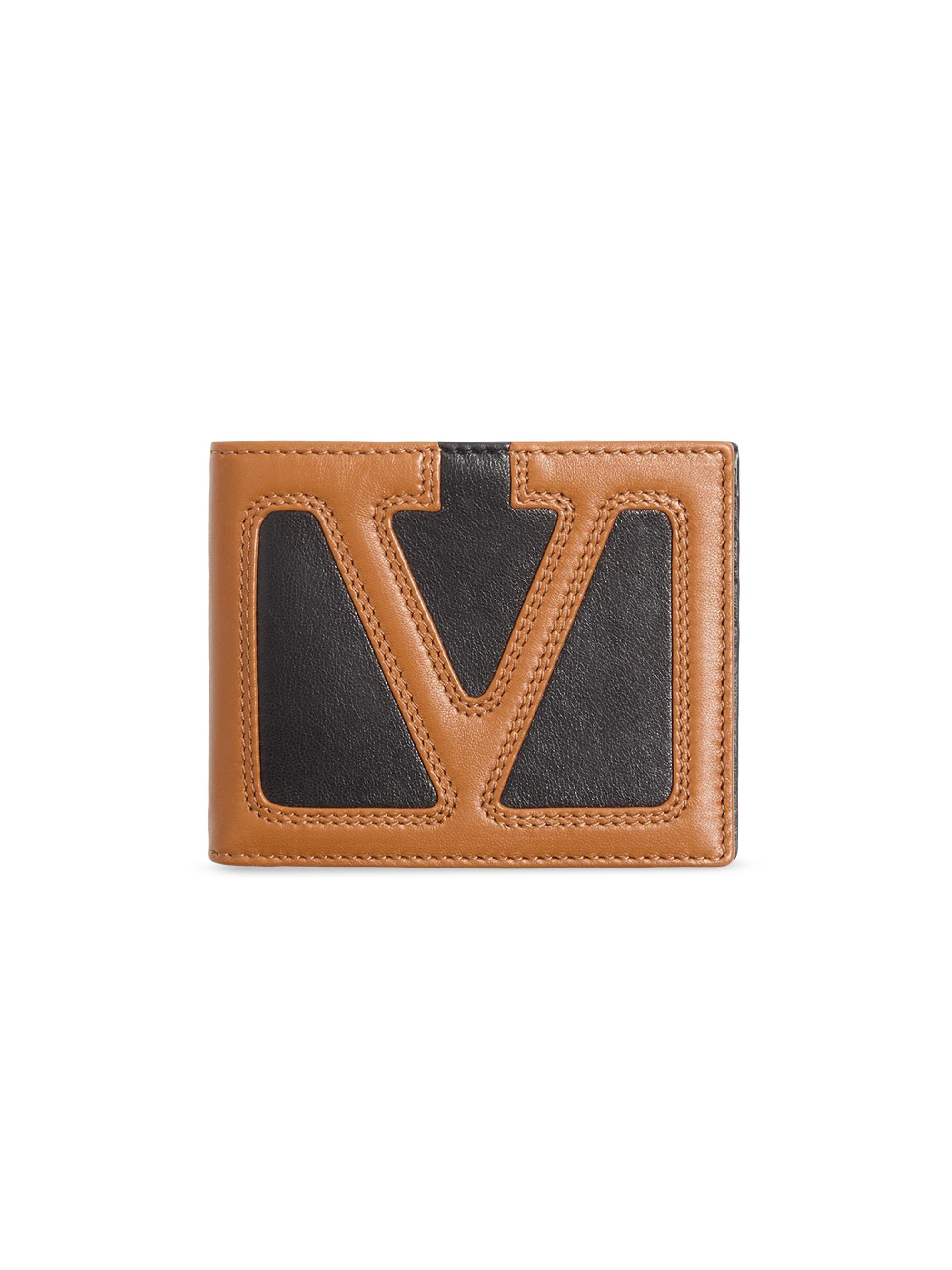 Valentino Garavani Men's Viva Superstar Nappa Leather Wallet - Black Spice