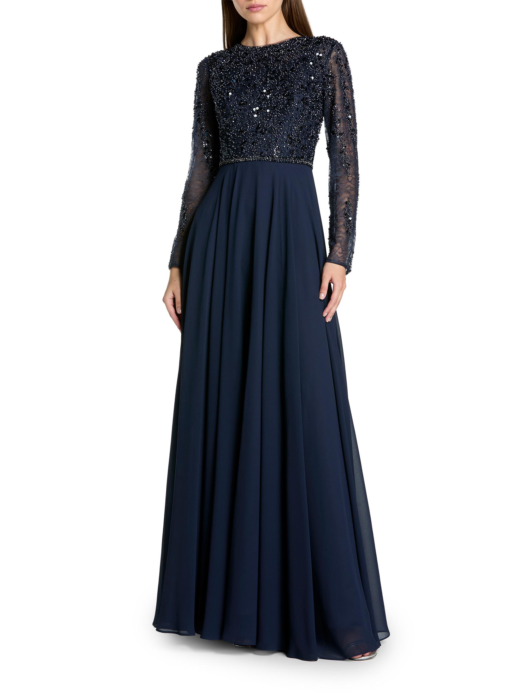 Mac Duggal Women's Embellished A-Line Gown - Midnight