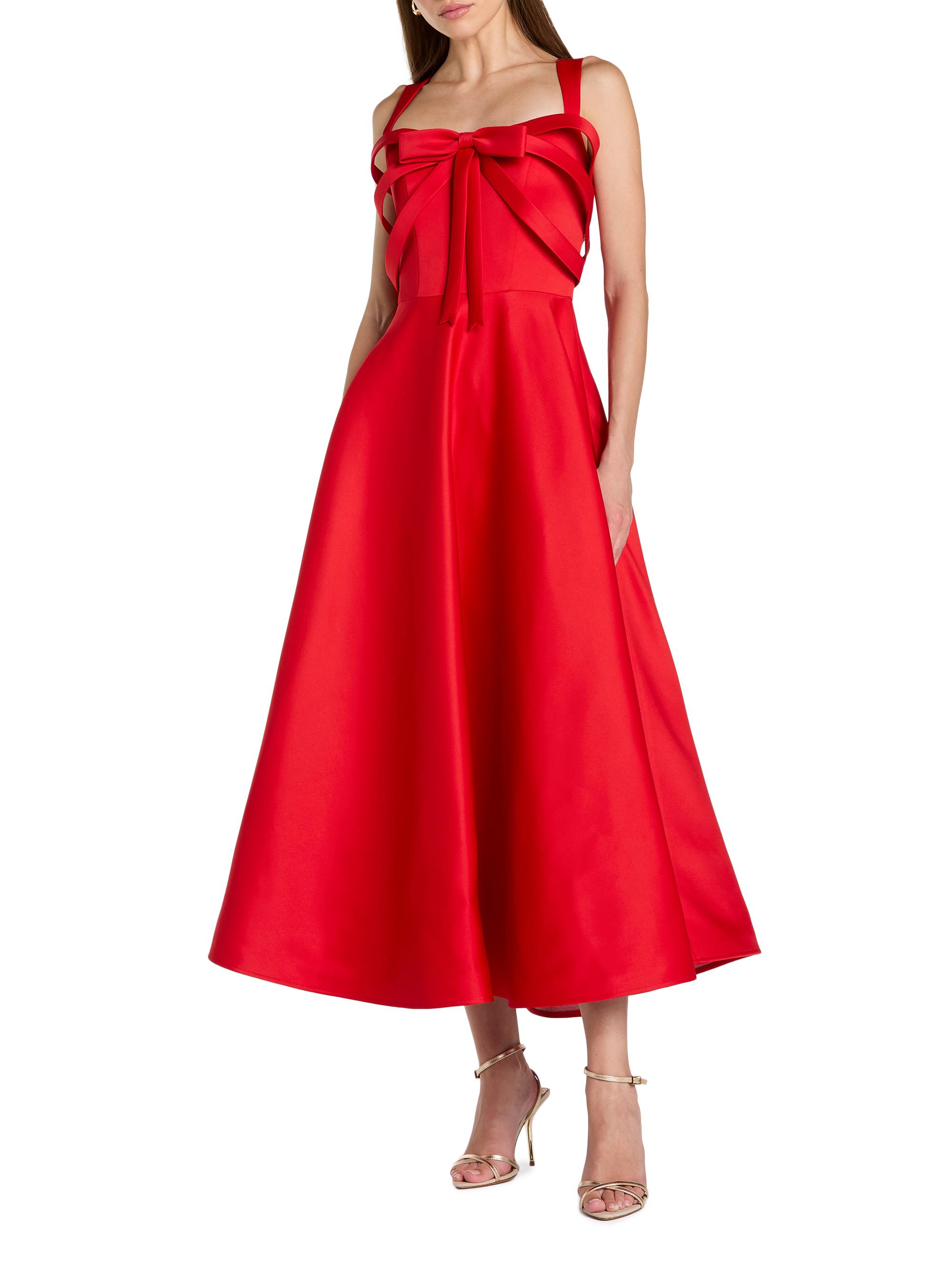 Mac Duggal Strapless Bow Minidress