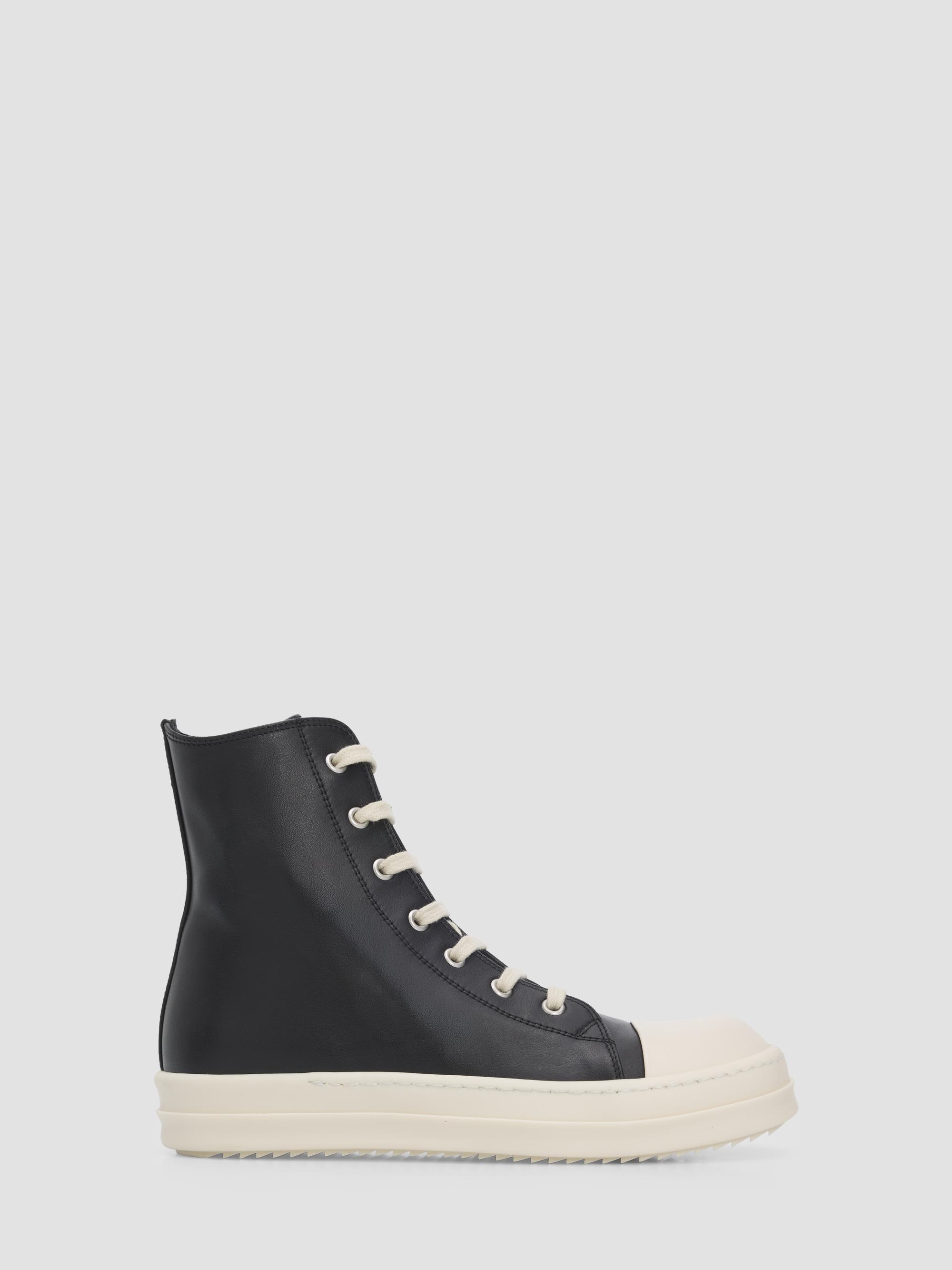 Rick Owens Scarpe In Pelle High-Top Sneakers | Saks Fifth Avenue