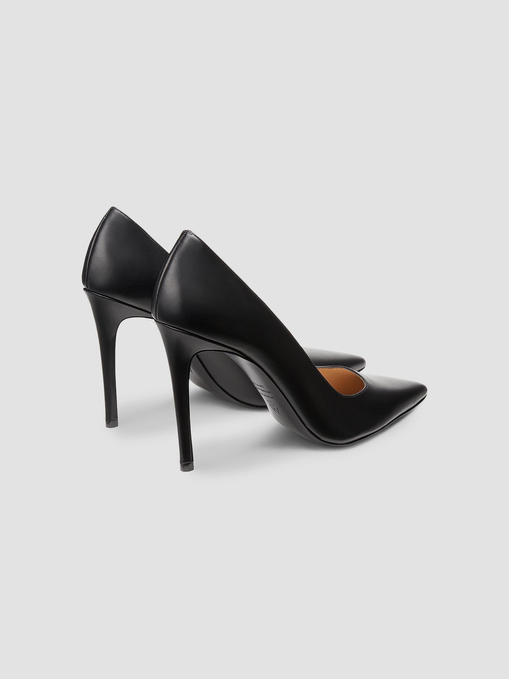 Stuart Weitzman Stuart Power 100MM Leather Pumps | Saks Fifth Avenue