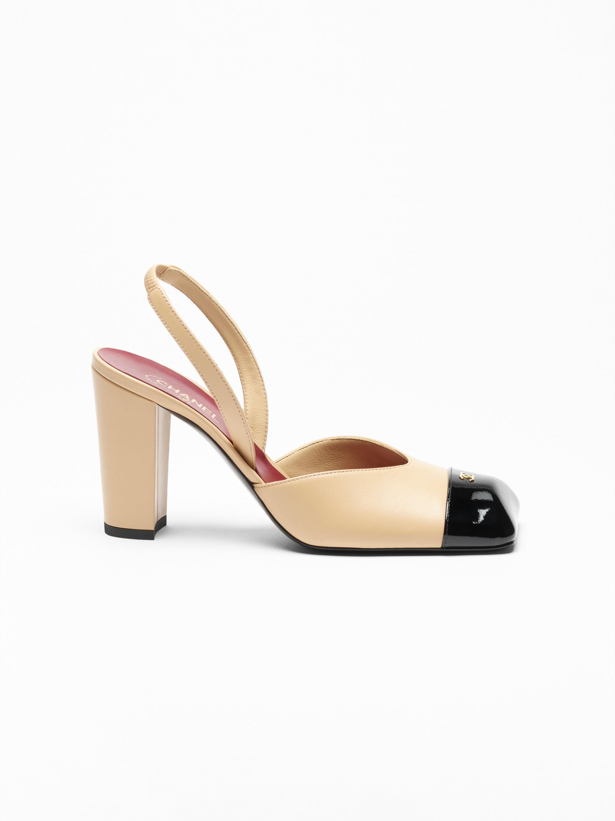 靴 Chanel Slingback Heels 34 1/2 CHANEL SLINGBACKS | Saks Fifth Avenue