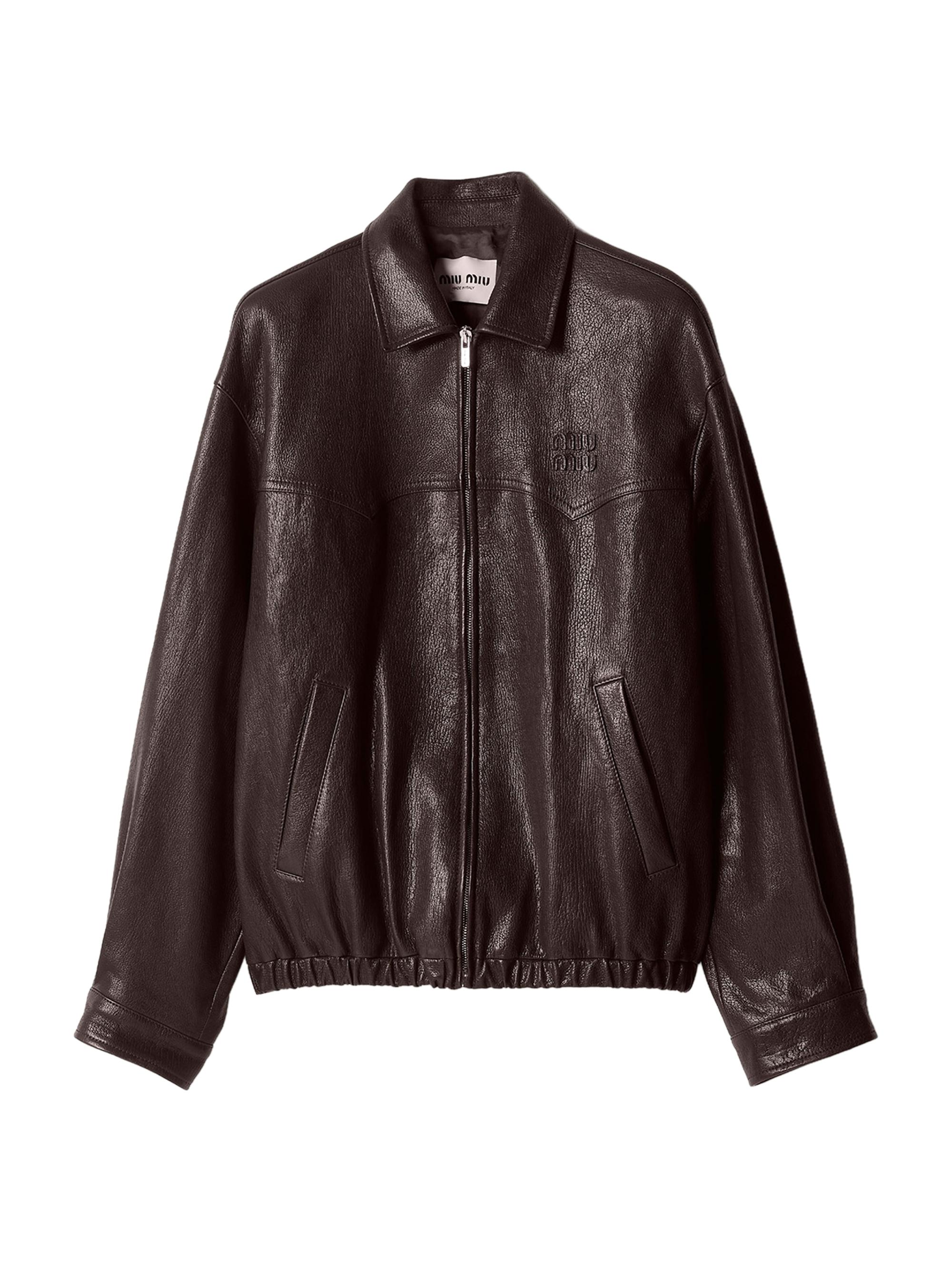 Miu Miu Black Denim Blouson Jacket | Saks Fifth Avenue