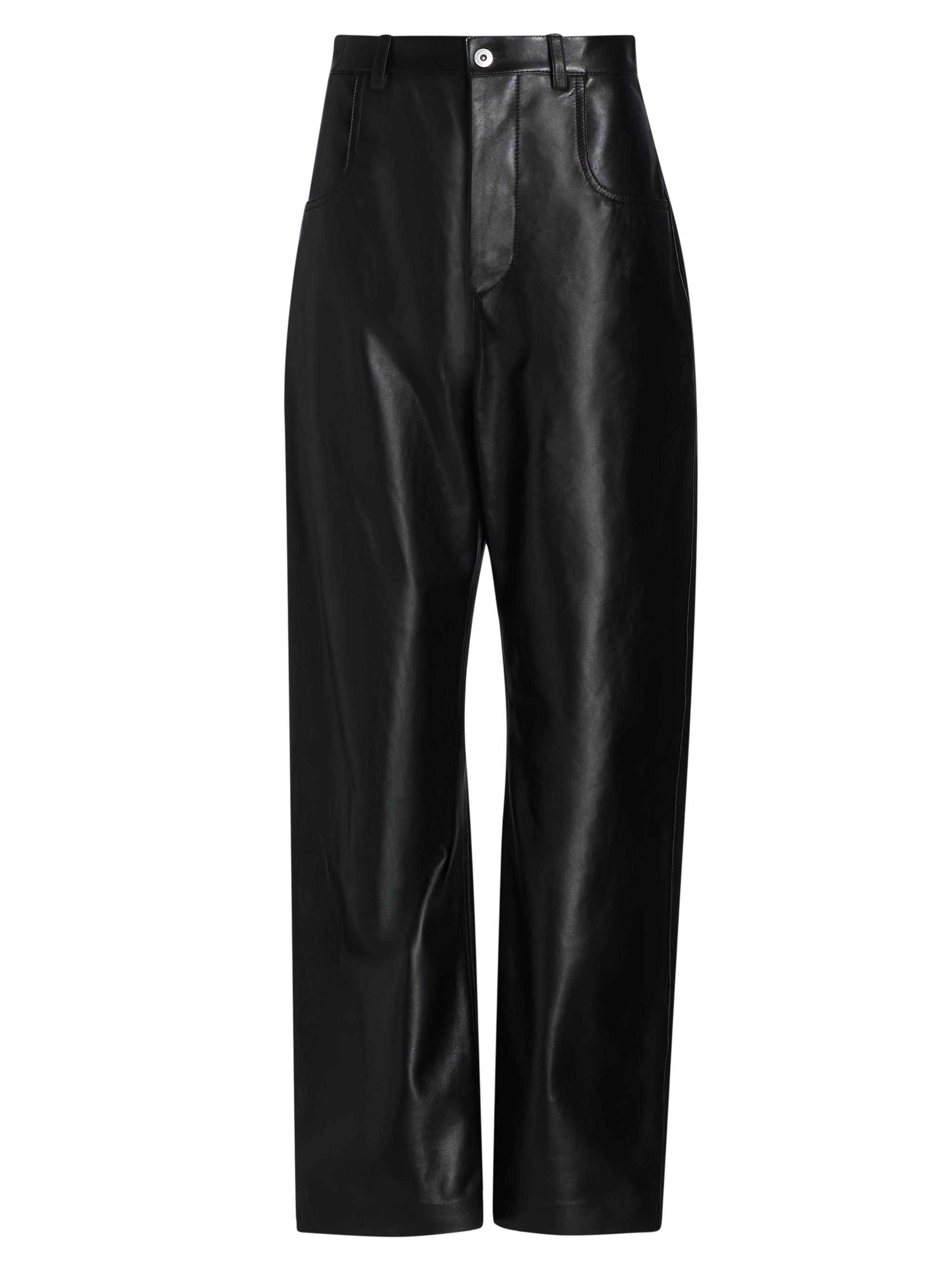 Bottega Veneta Denim-Coated Leather Pants | Saks Fifth Avenue
