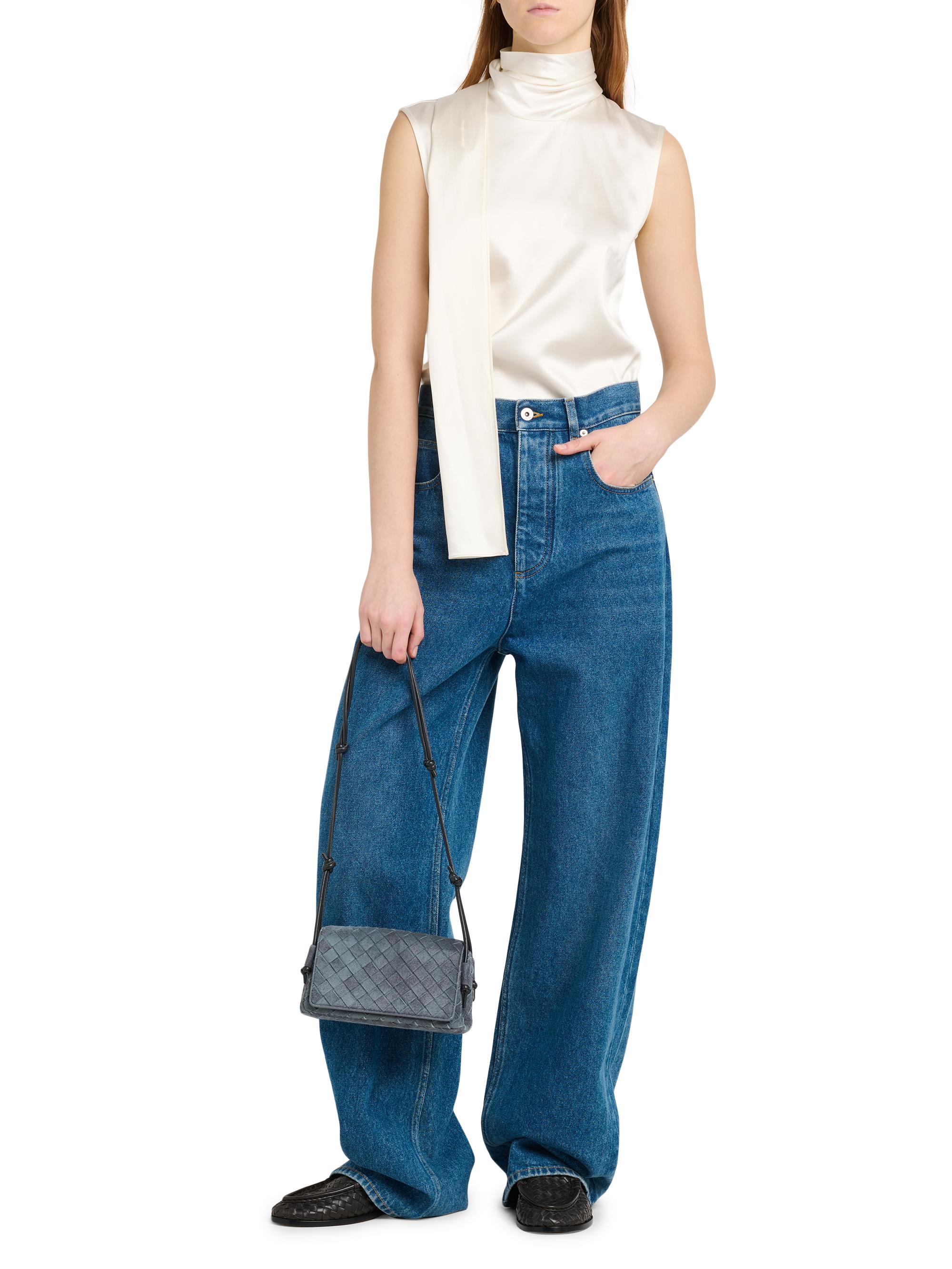 Bottega Veneta Stretch-Silk Scarf Top | Saks Fifth Avenue