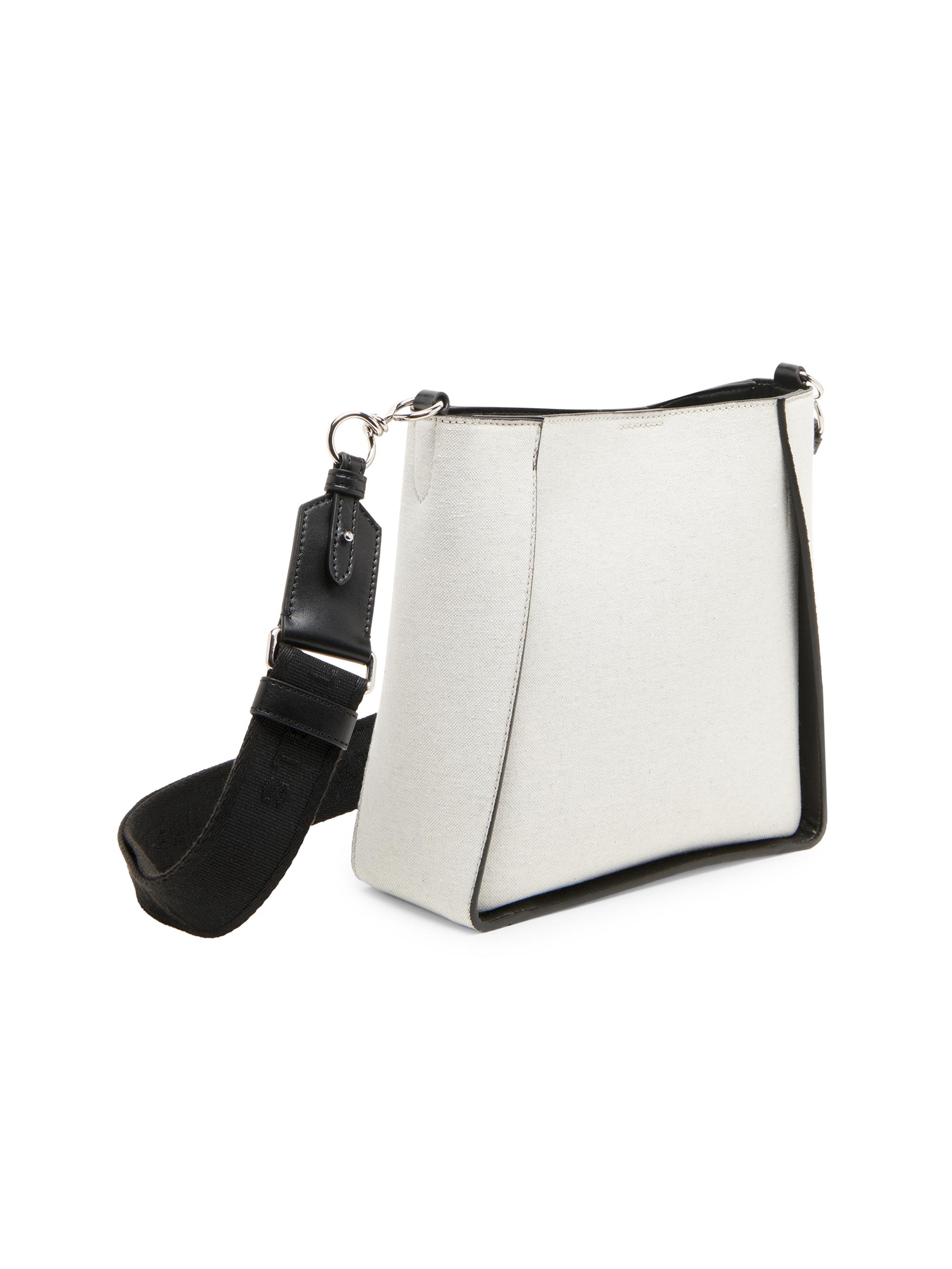 Stella McCartney Women's Logo Cotton Canvas Crossbody Bag - Black | Thumbnail 5