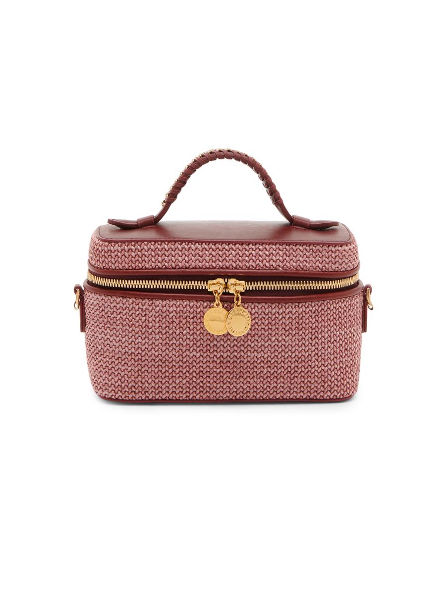 Stella McCartney Falabella Raffia Vanity Case | Saks Fifth Avenue