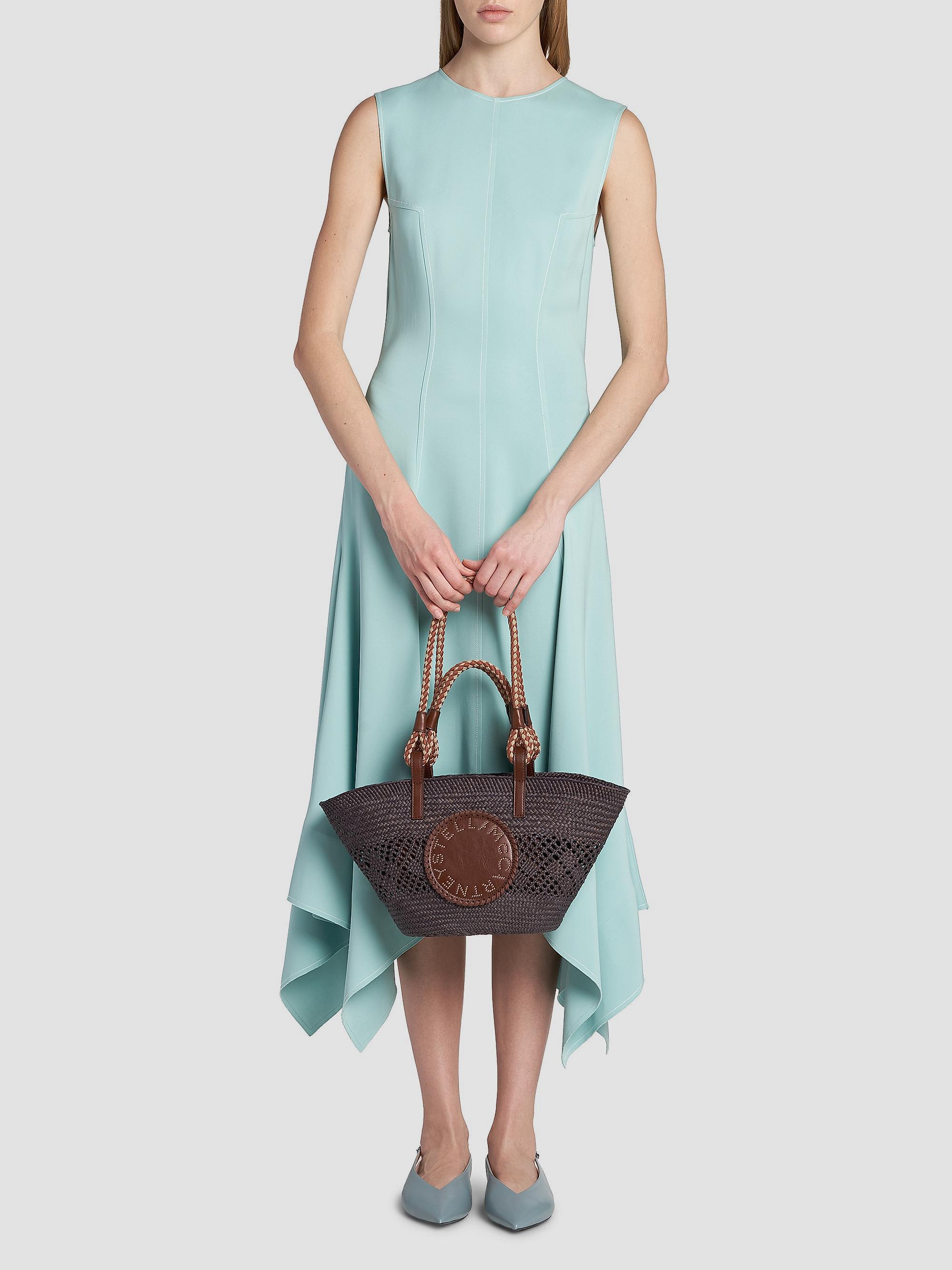 Stella McCartney Large Basket Eco Iraca Palm & Rope Tote Bag