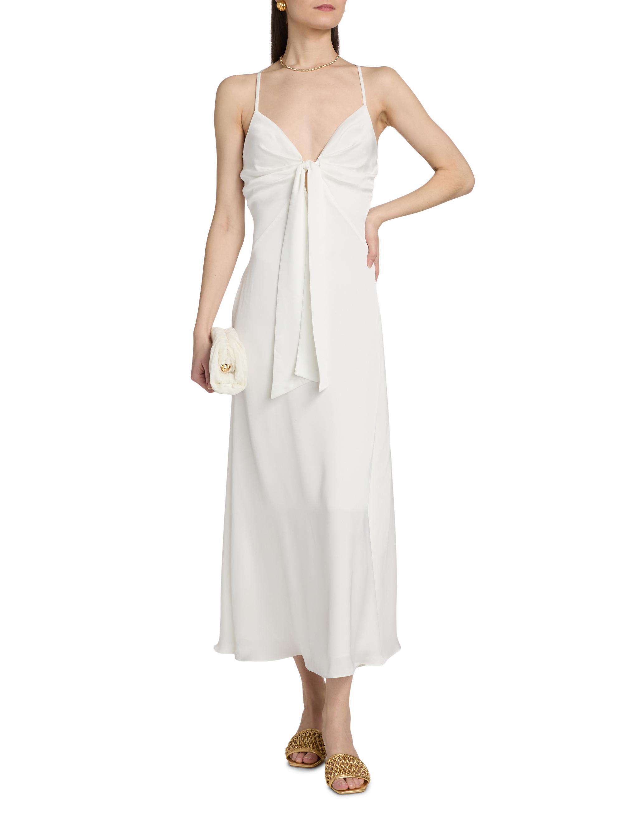 Ramy Brook Mckenzie Plunging V-Neck A-Line Midi-Dress | Saks Fifth