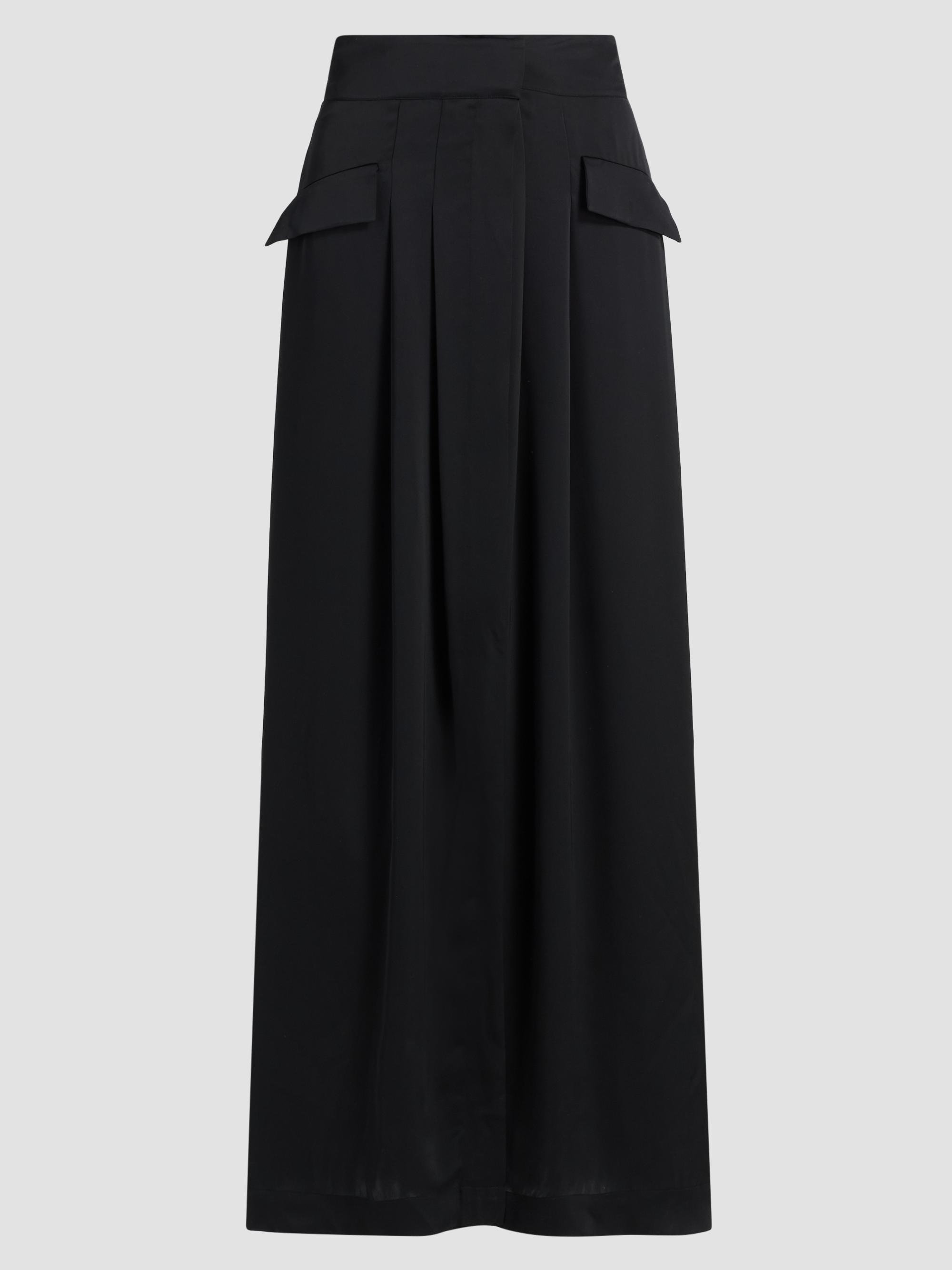 Ramy Brook Women's Zella Front Slit Maxi Skirt - Black