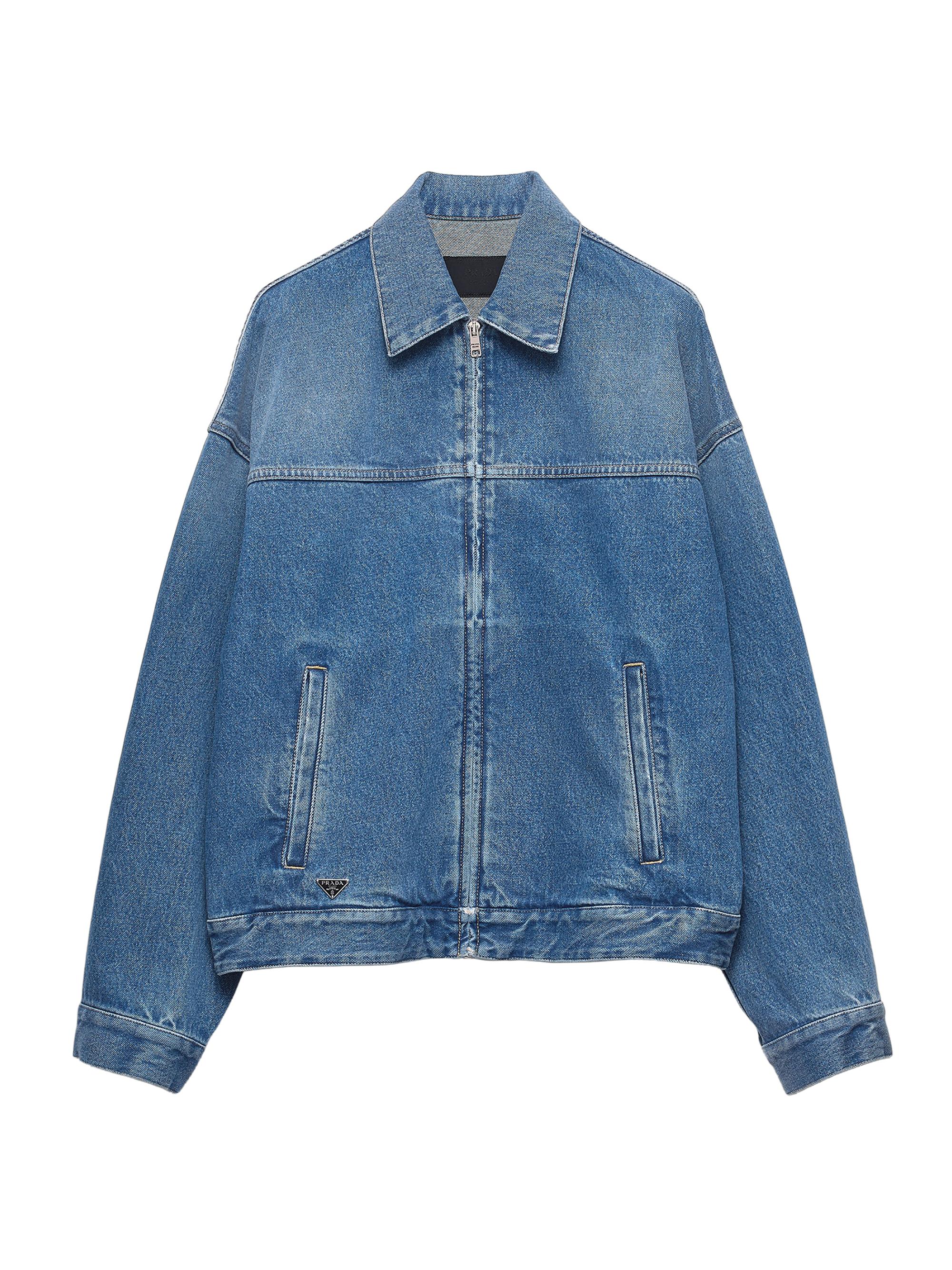 Sacai Denim Mixed-Media Jacket | Saks Fifth Avenue