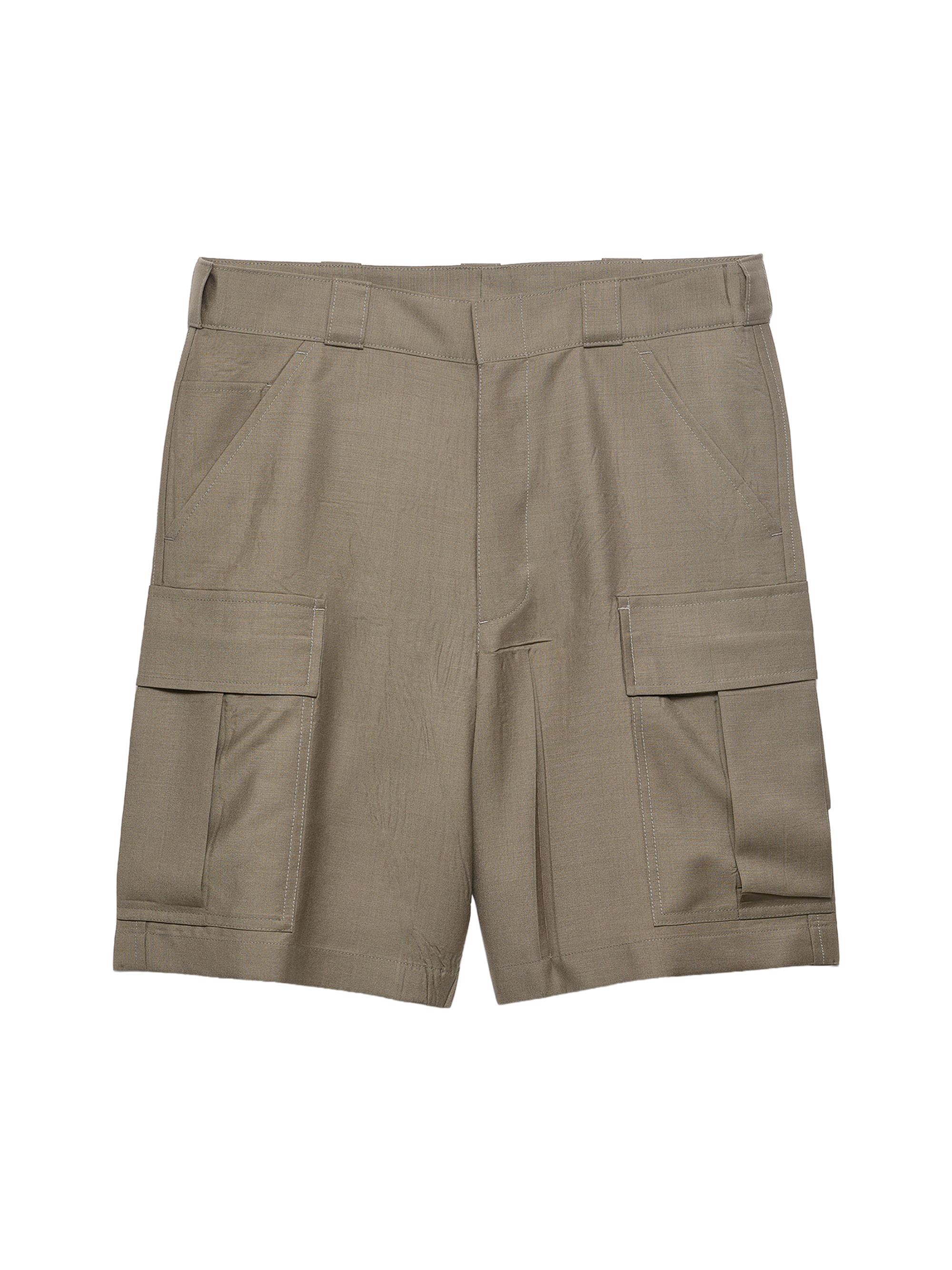 Prada Men's Mohair and Wool Bermudas - Green
