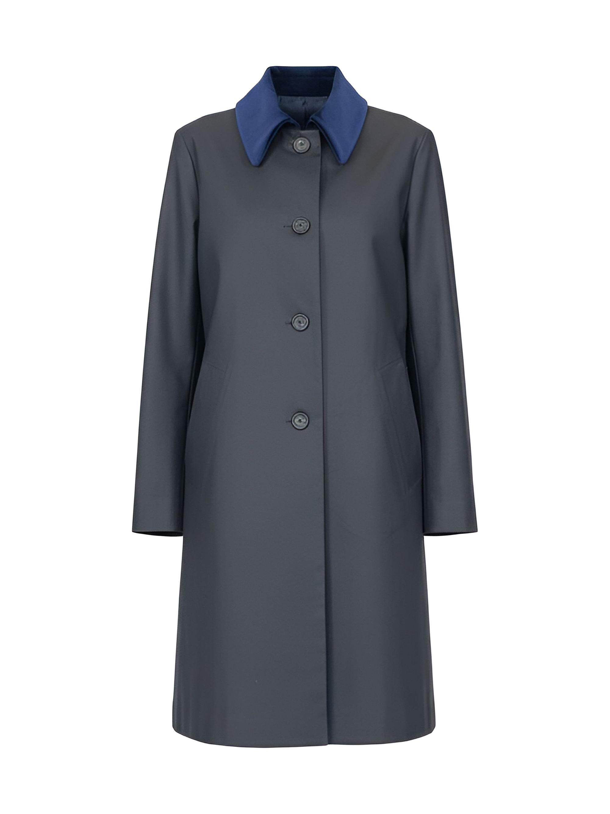 Prada Double-Breasted Technical Tricotine Coat | Saks Fifth Avenue