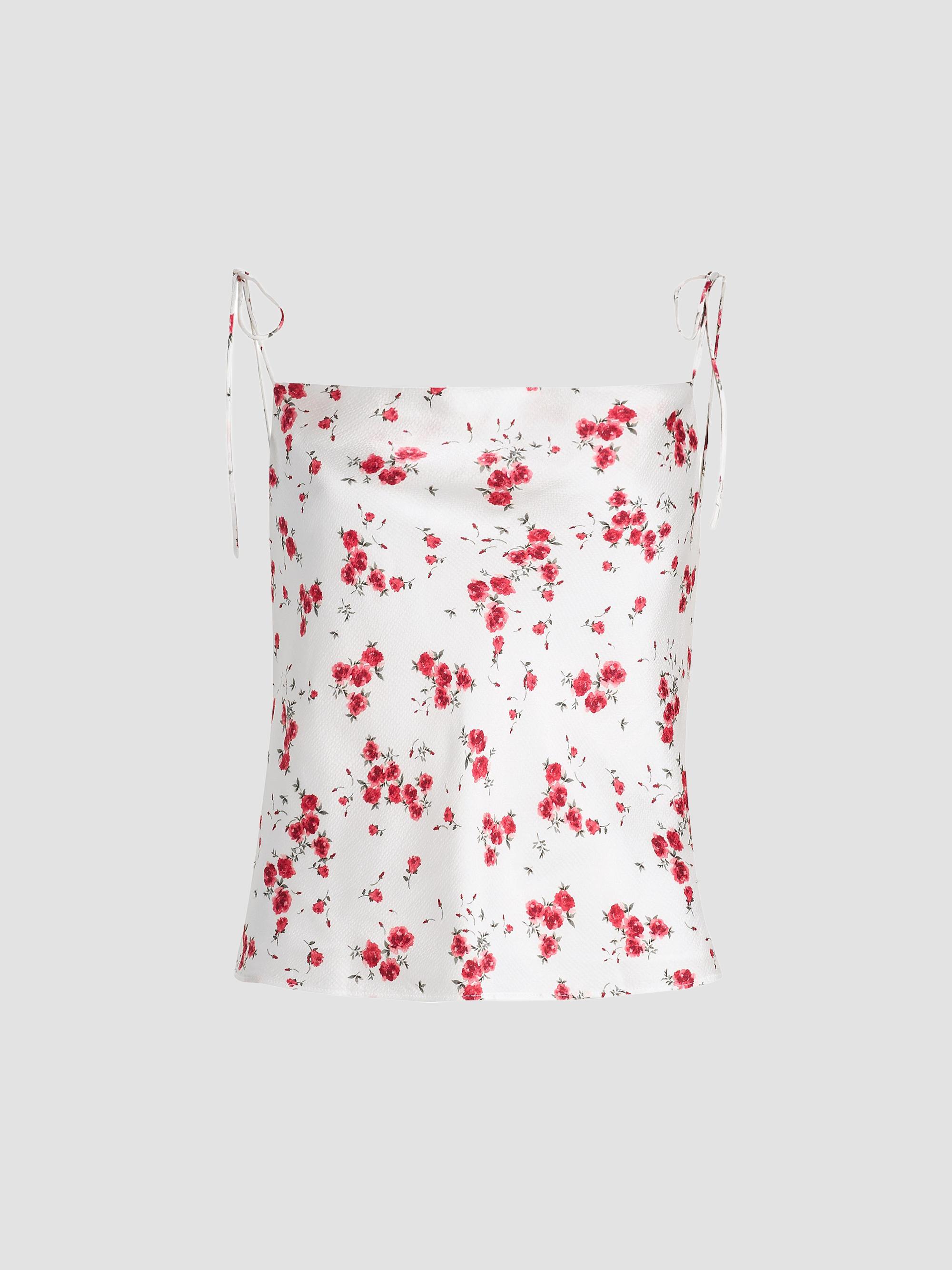 Cami NYC Azra Shoulder-TIe Hammered Silk Camisole | Saks Fifth Avenue