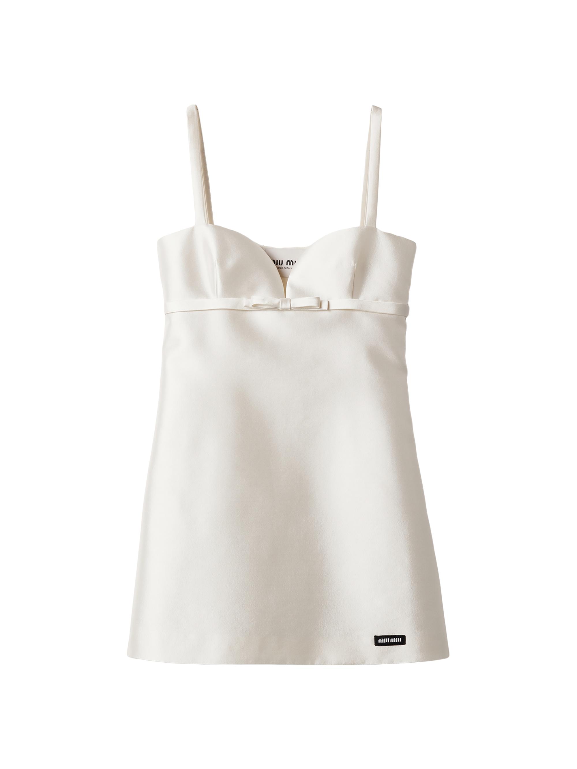 Miu Miu Silk and Wool Mini-Dress