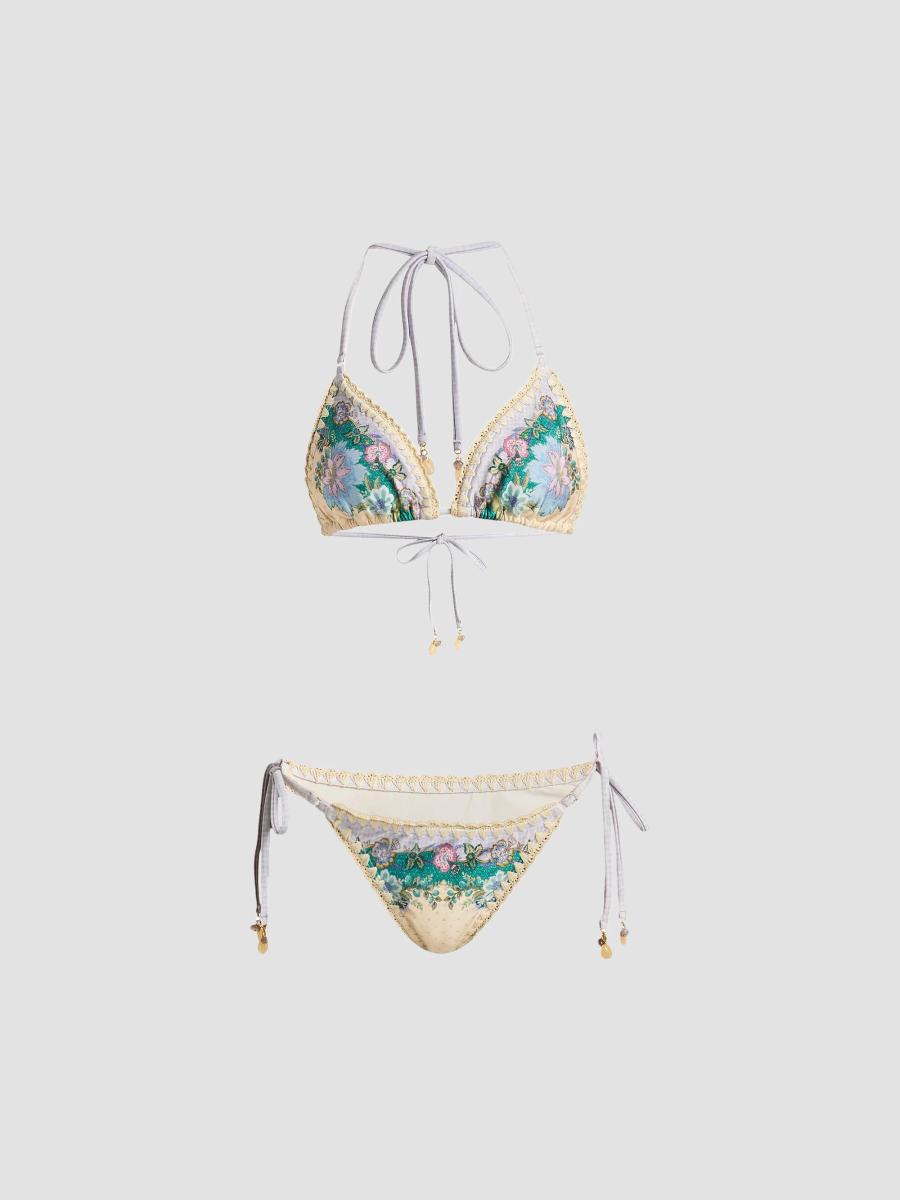 Zimmermann Indra Crochet Detail Bikini | Saks Fifth Avenue