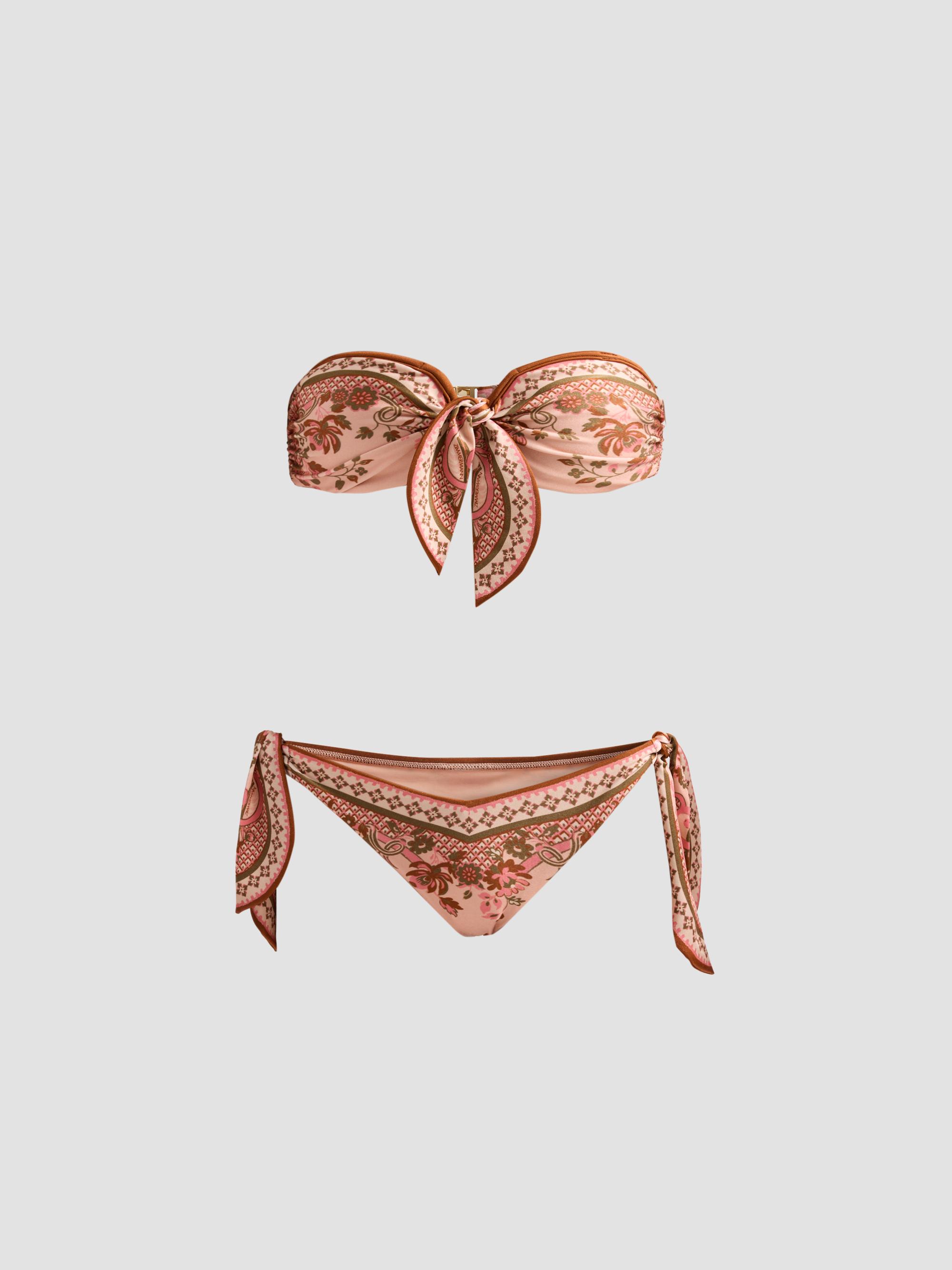 Zimmermann Aster Paisley Scarf Tie Bikini | Saks Fifth Avenue
