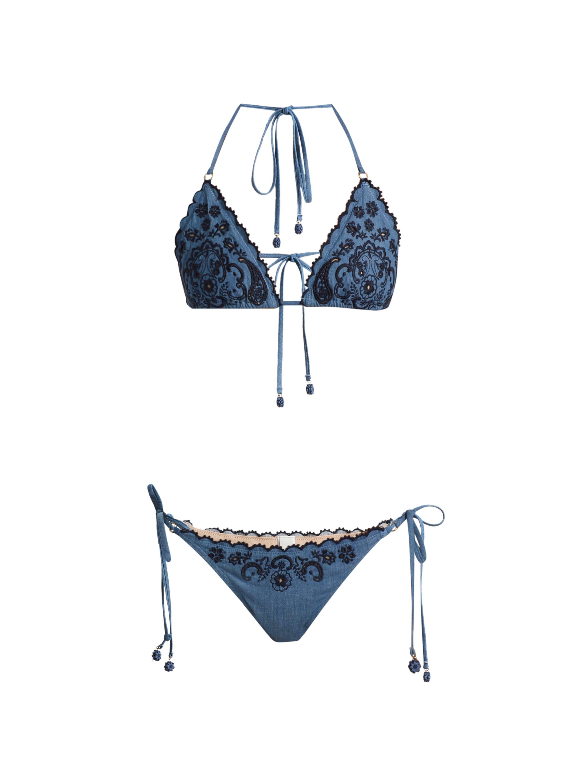 Zimmermann Maxine Plunge Wire Bikini | Saks Fifth Avenue