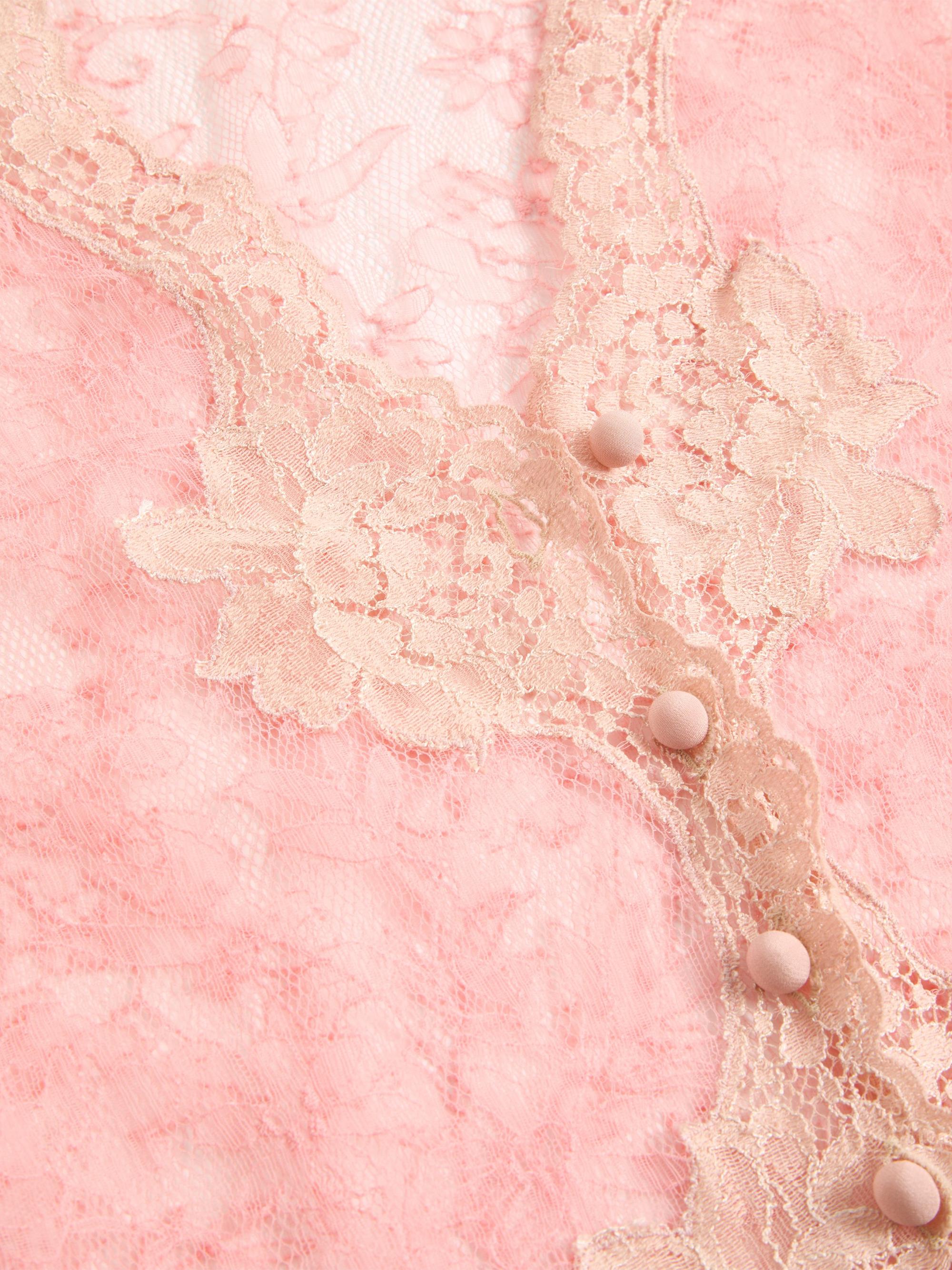 Valentino Garavani Women's Stretch Lace Cardigan - Pink | Thumbnail 7