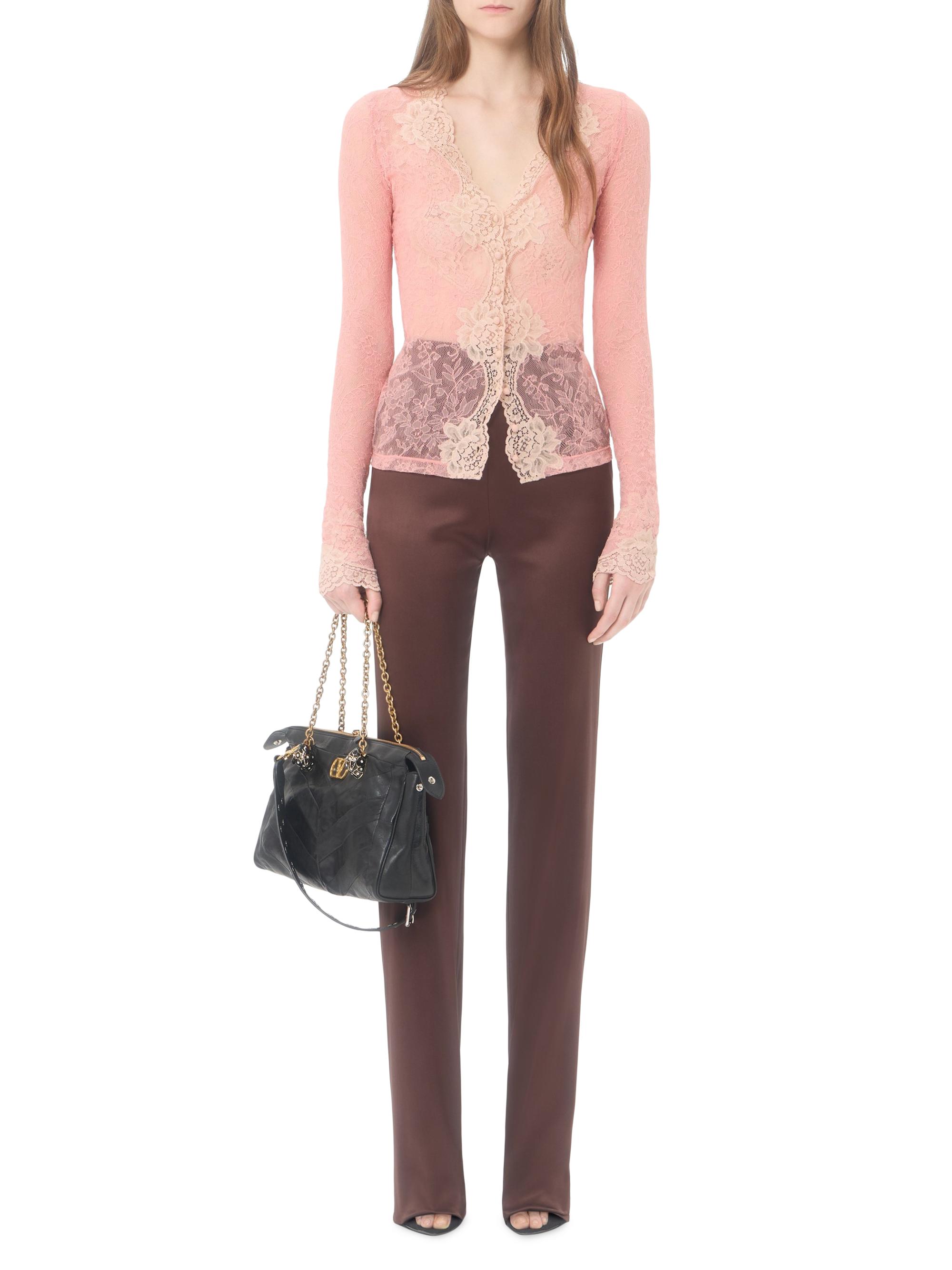 Valentino Garavani Women's Stretch Lace Cardigan - Pink | Thumbnail 8