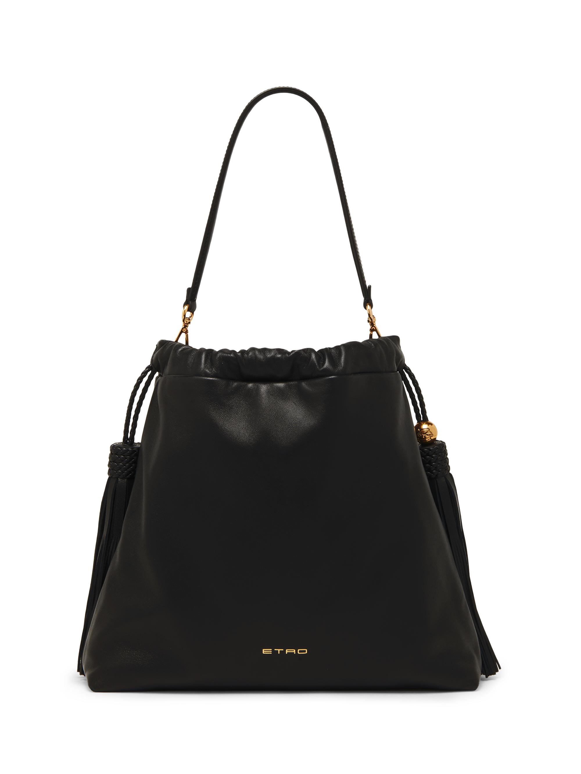 Etro Women's Kalispera  Leather Shoulder Bag - Walnut