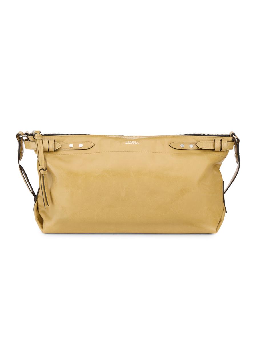 Isabel Marant Women's Winna Day Leather Shoulder Bag In Beige
