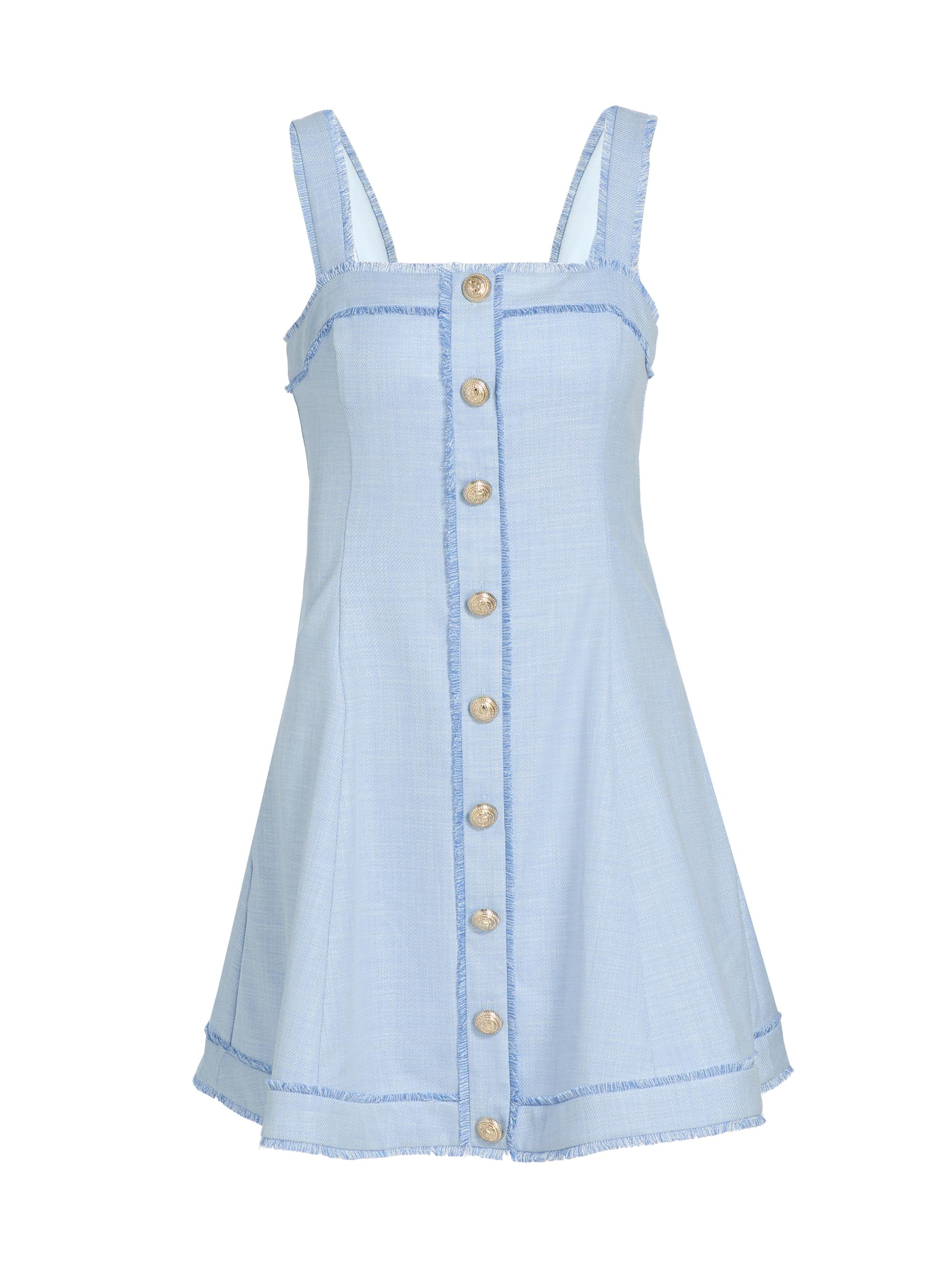 chinese dress ladies Sydow Linen Cut-Out Mini Dress