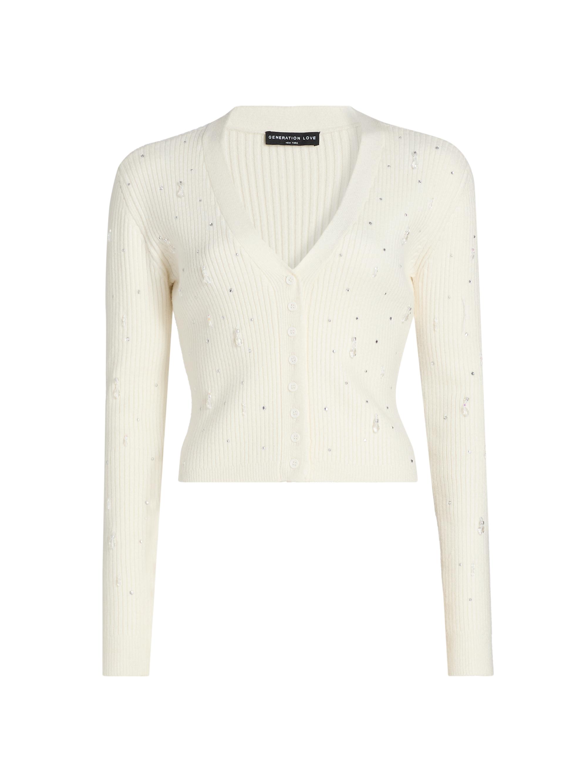 Generation Love Elsie Crystal Sweater | Saks Fifth Avenue
